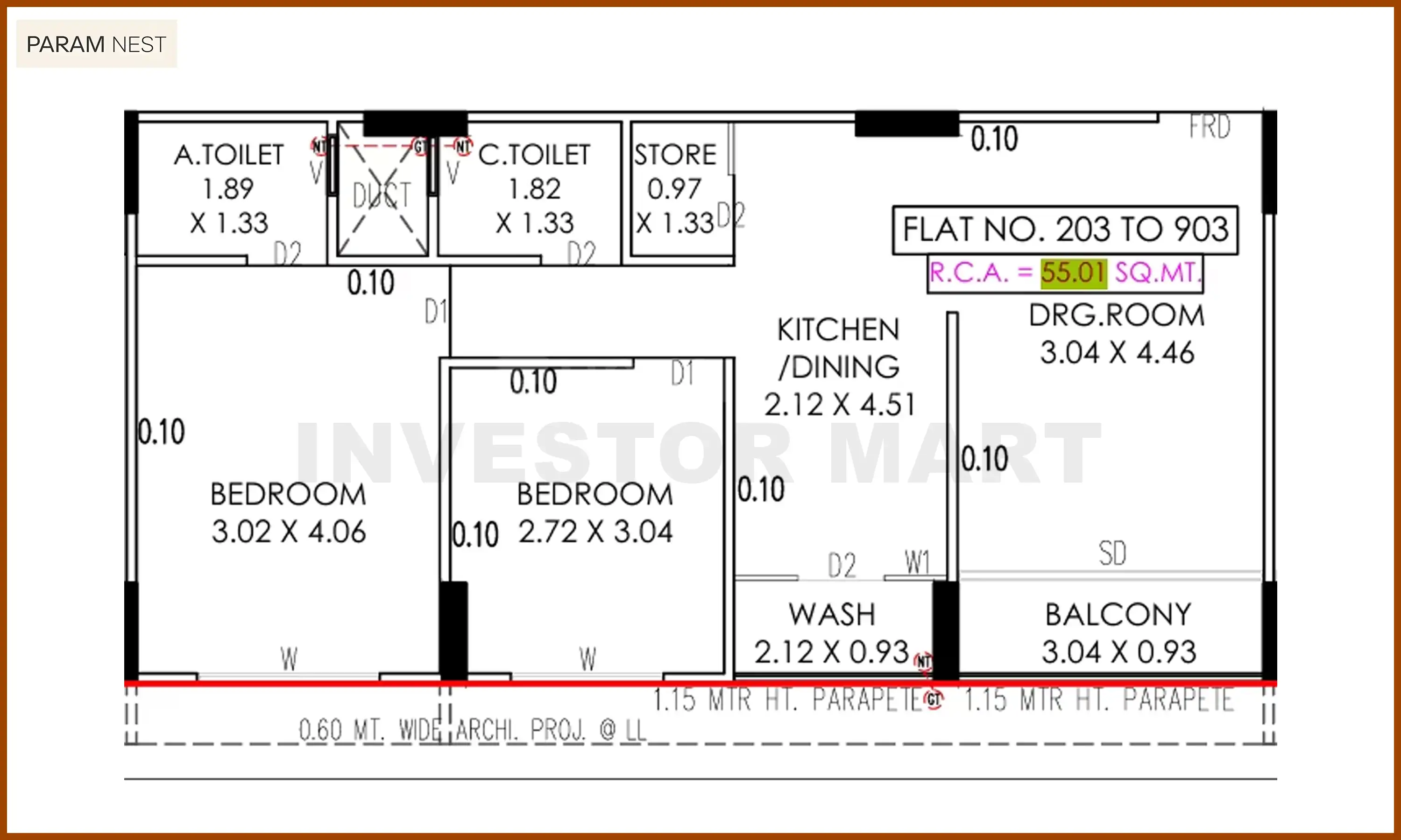 55 Sqft
