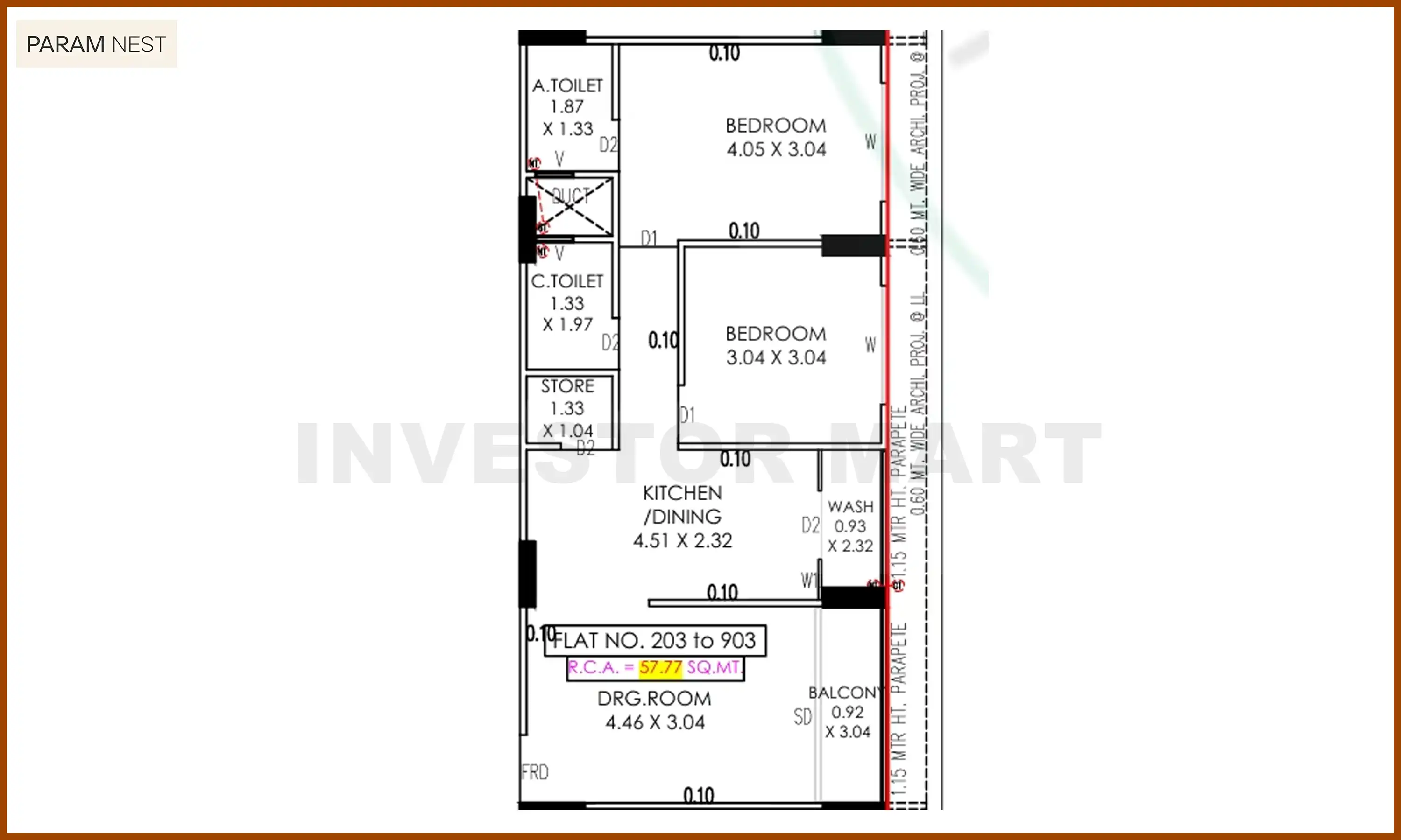 58 Sqft