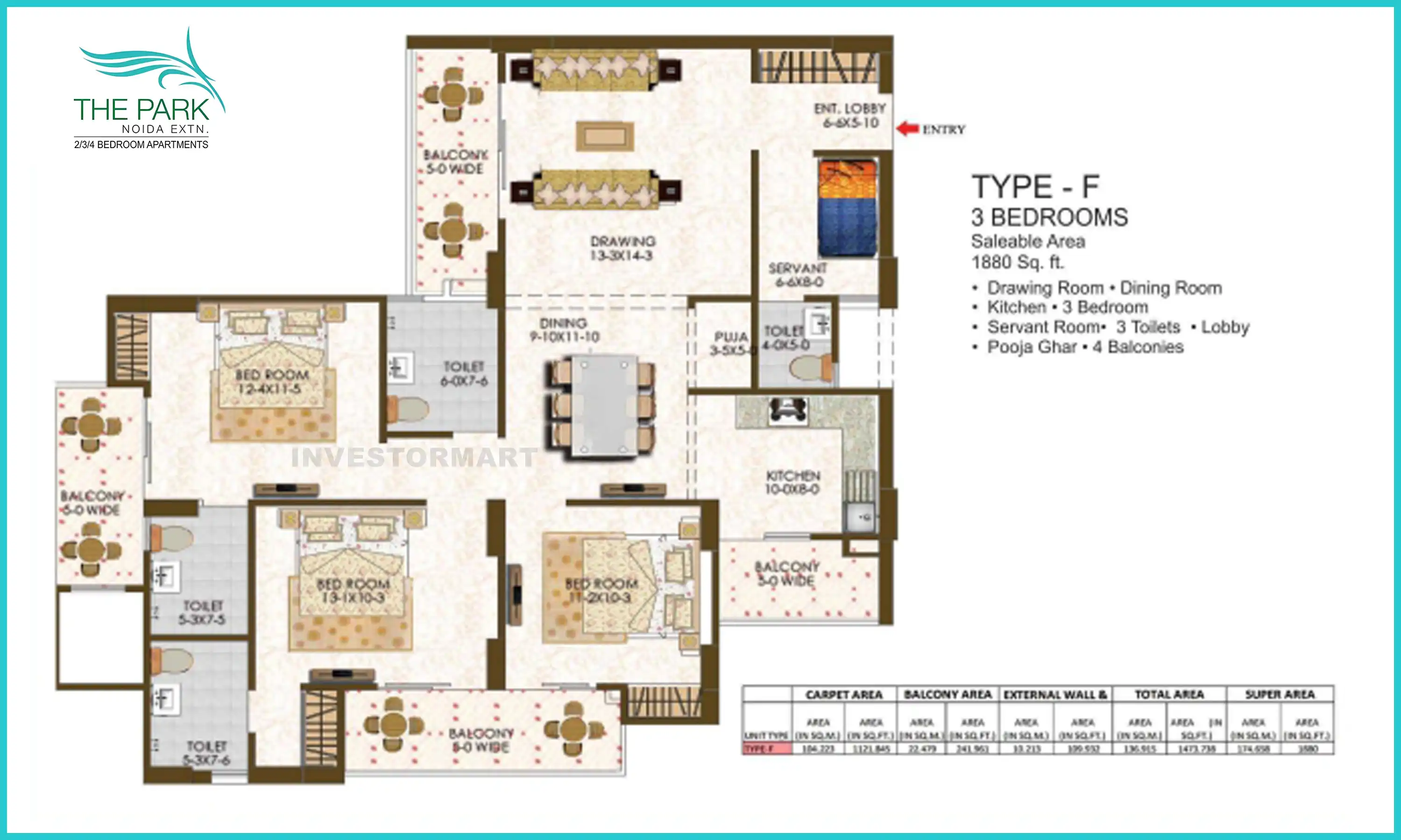 1880 Sqft