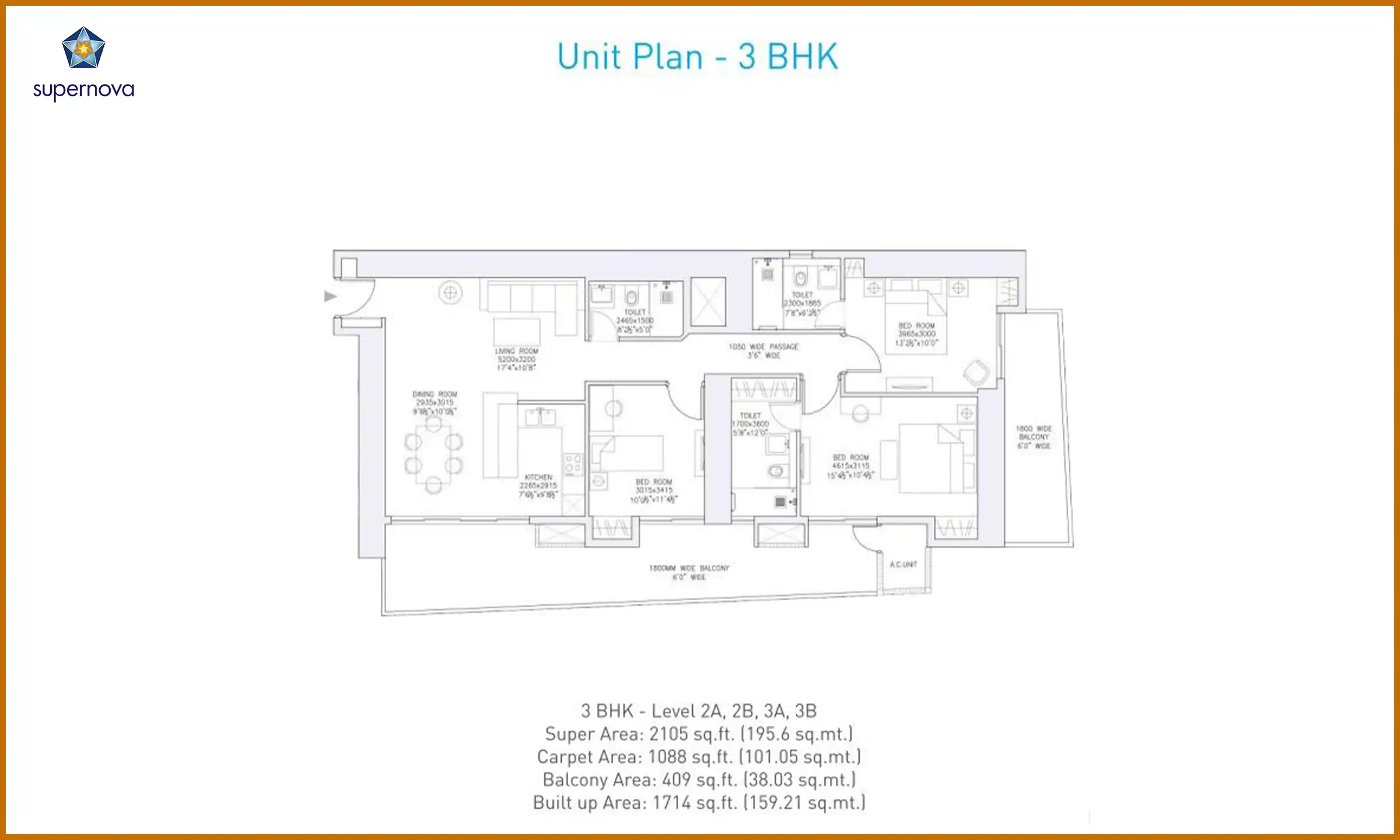 2105 Sqft