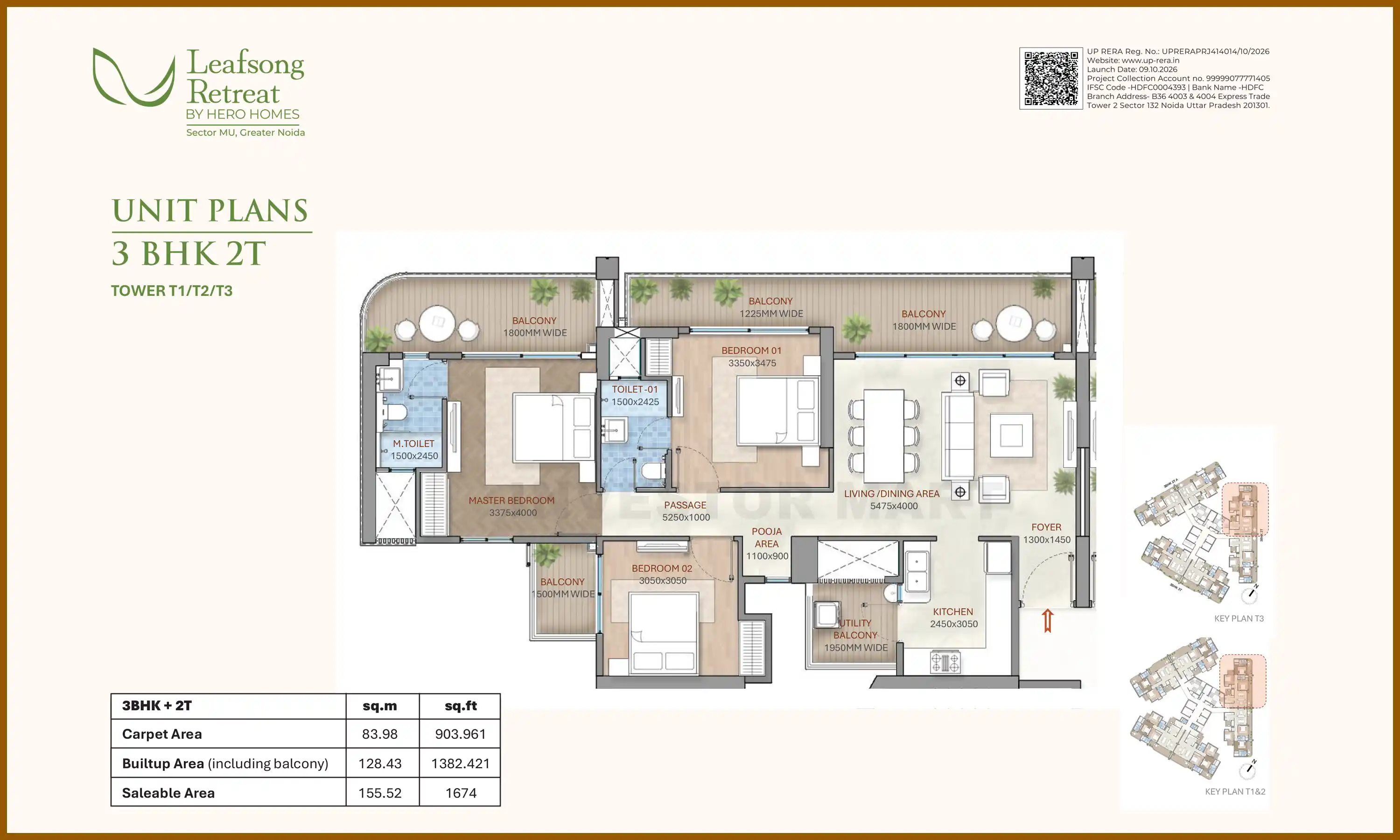1674 Sqft