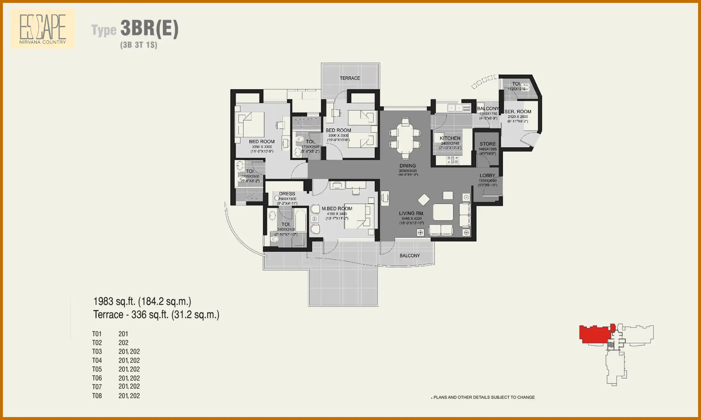 1983 Sqft