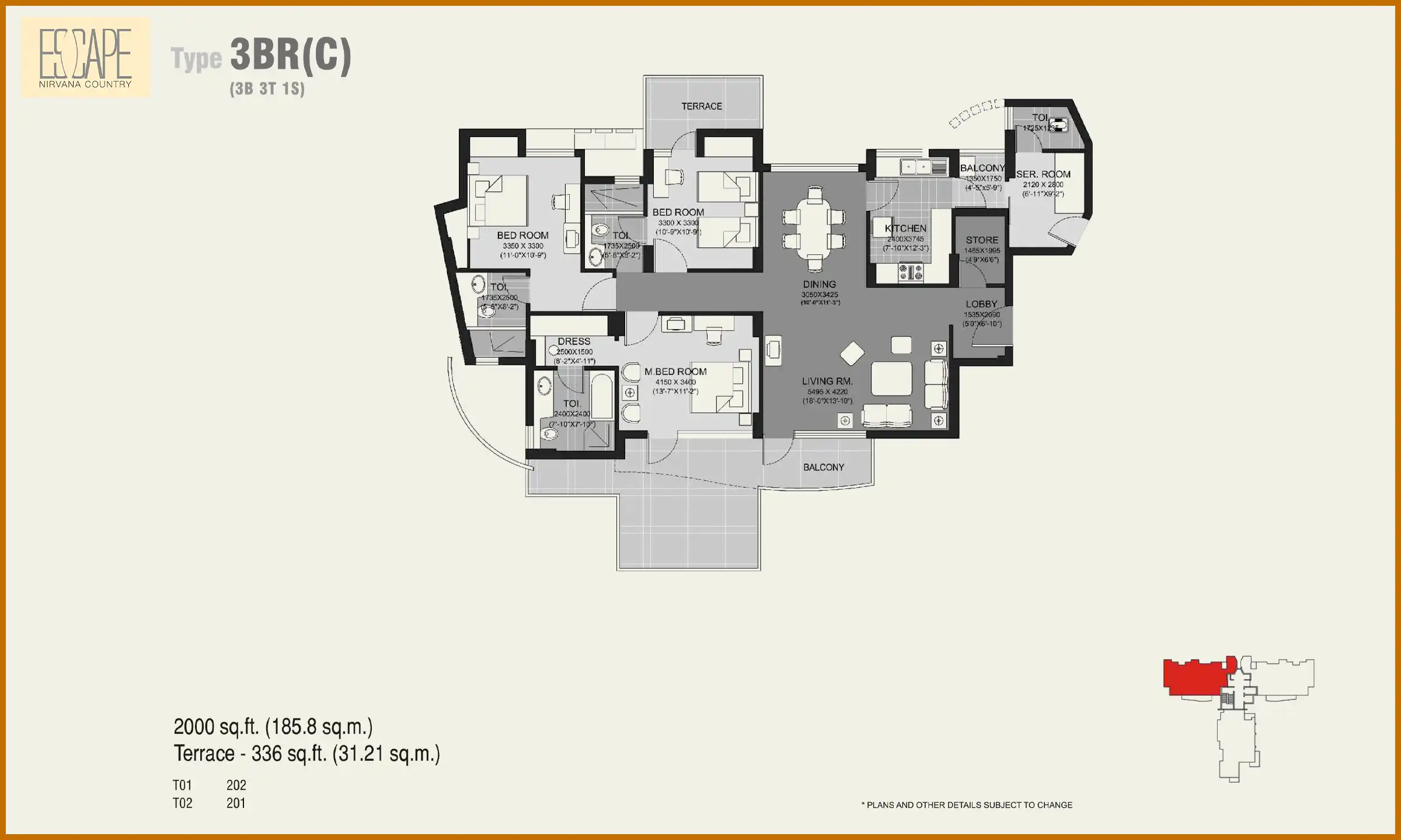 2000 Sqft