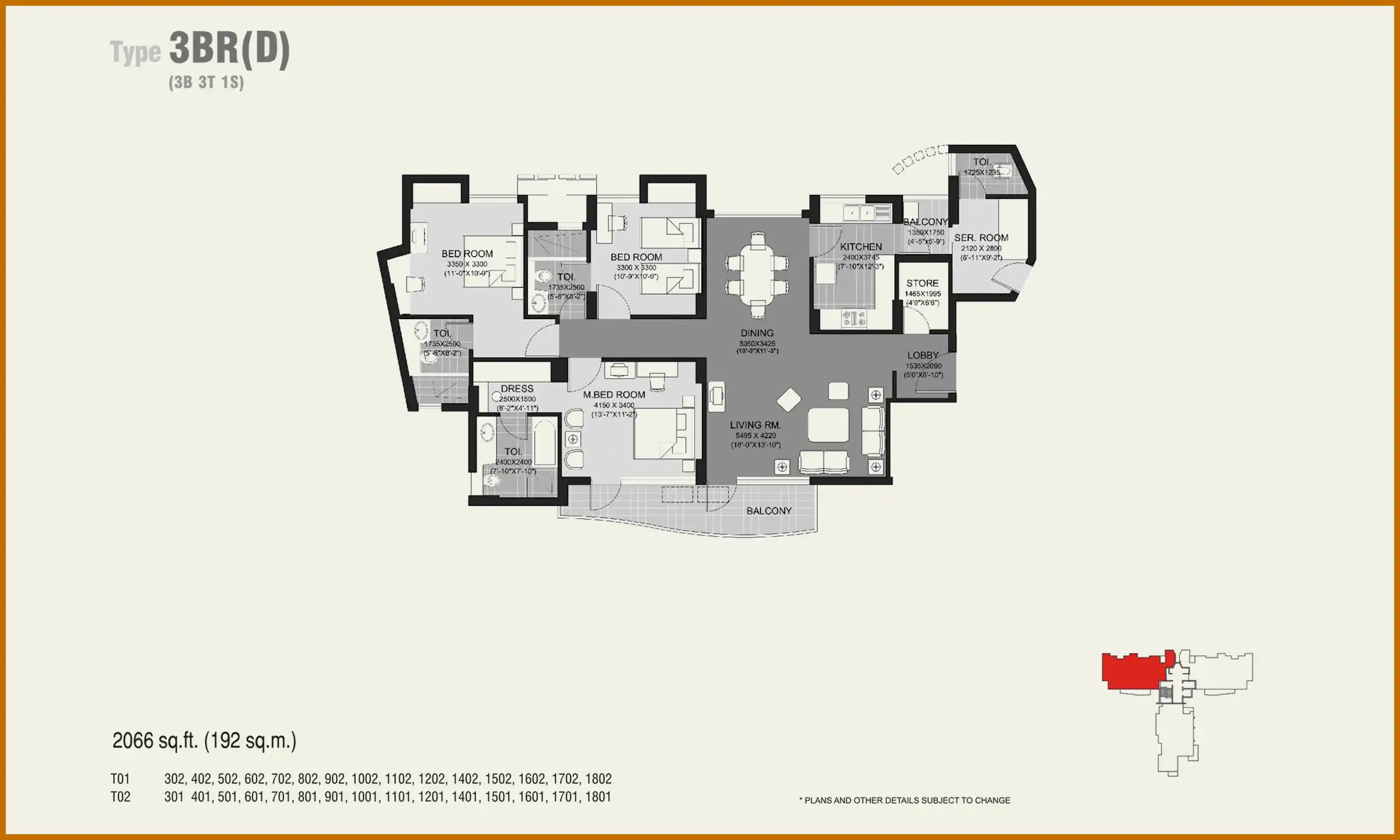 2066 Sqft