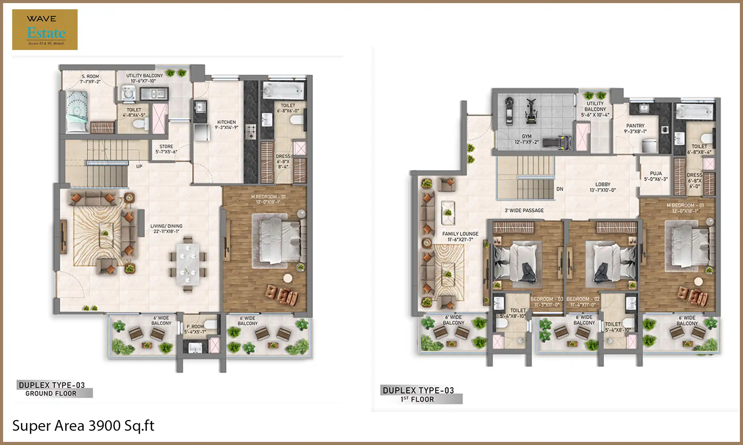 3900 Sqft