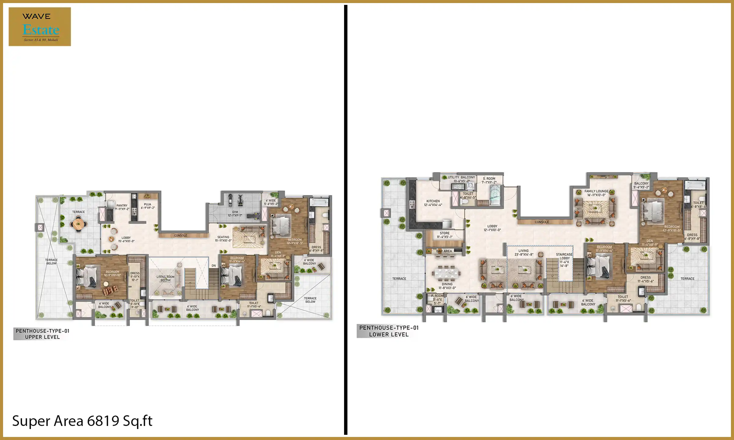 6819 Sqft