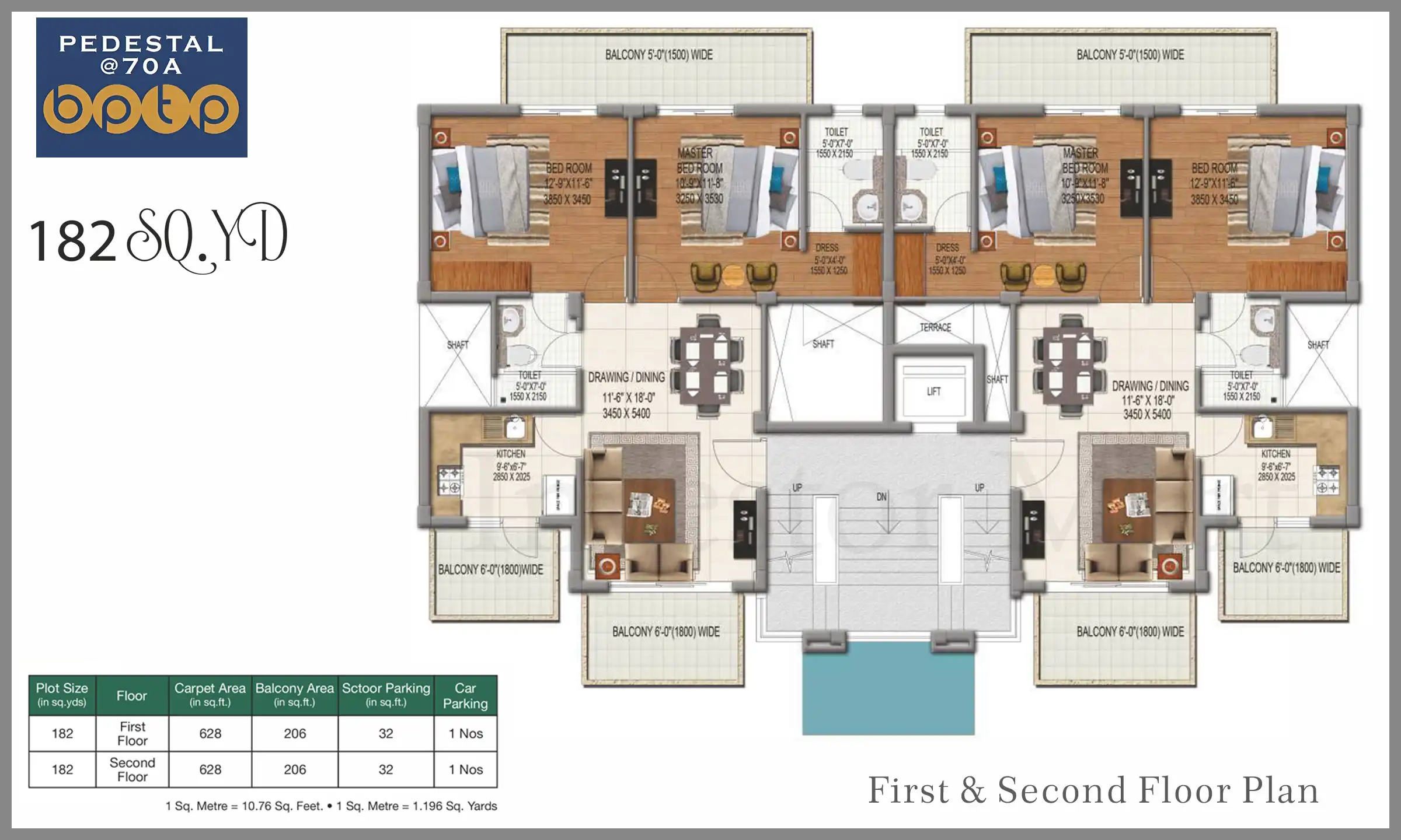1638 Sqft