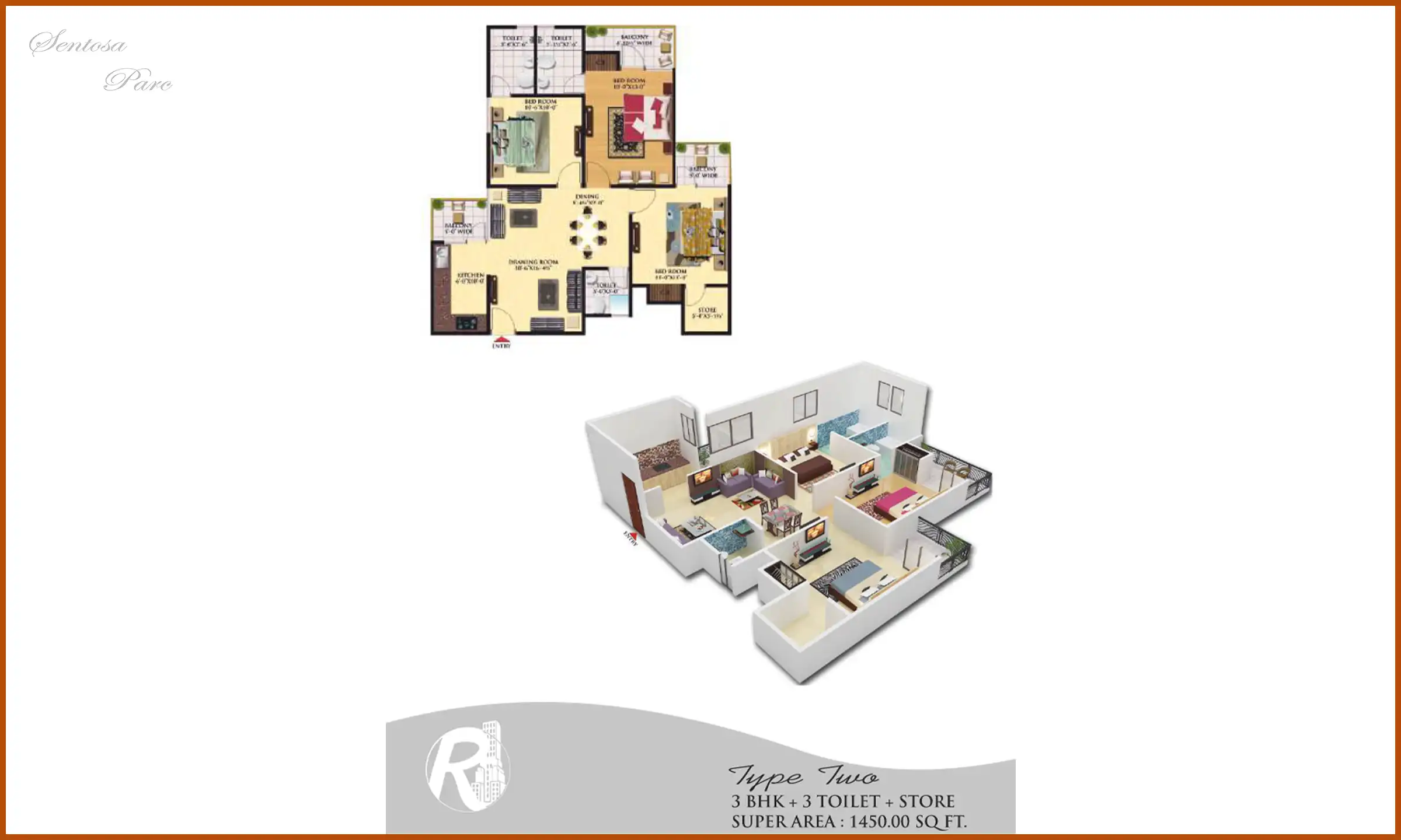 1450 Sqft