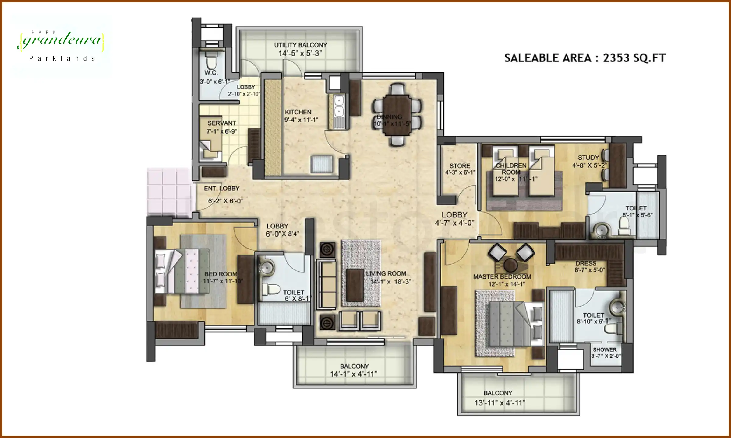 2353 Sqft