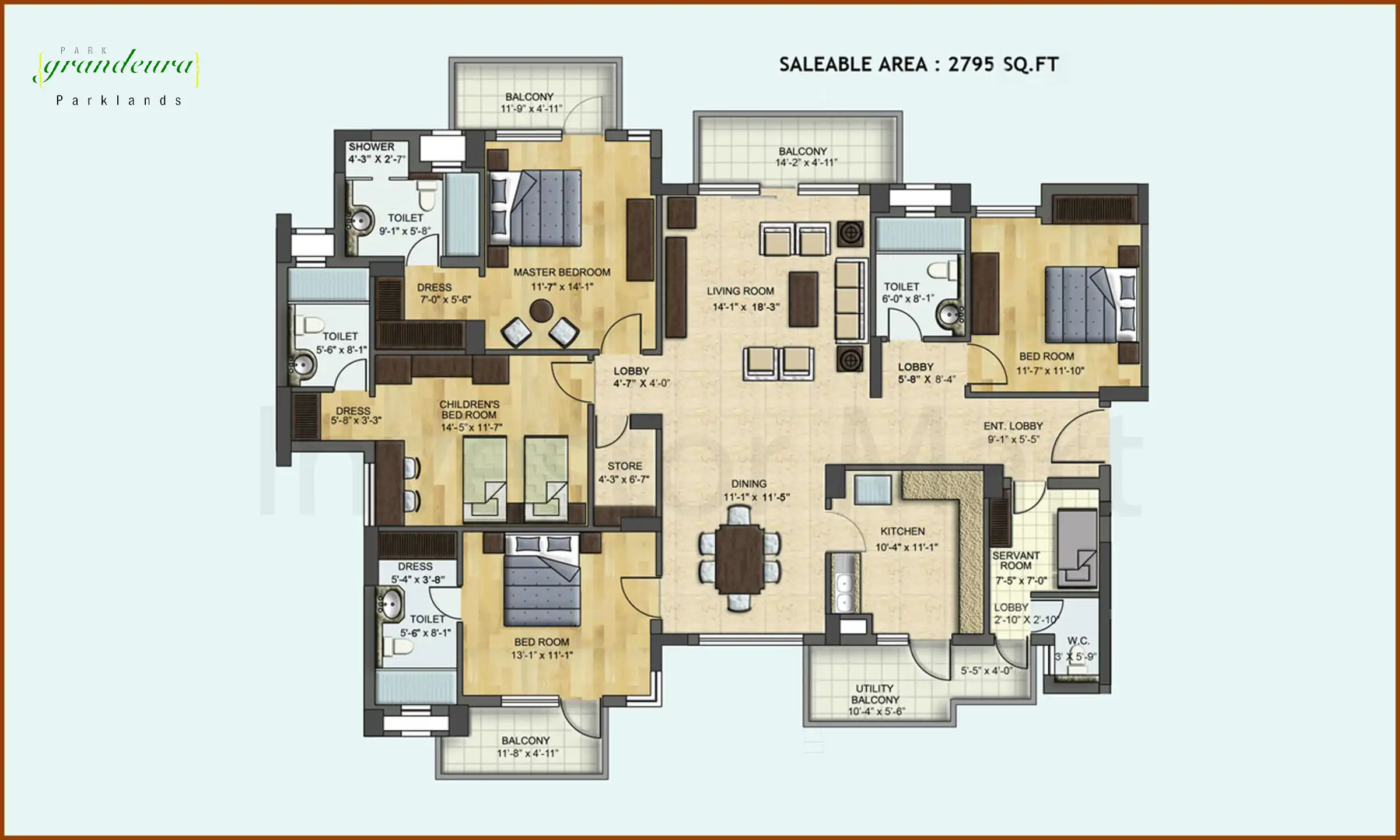 2795 Sqft