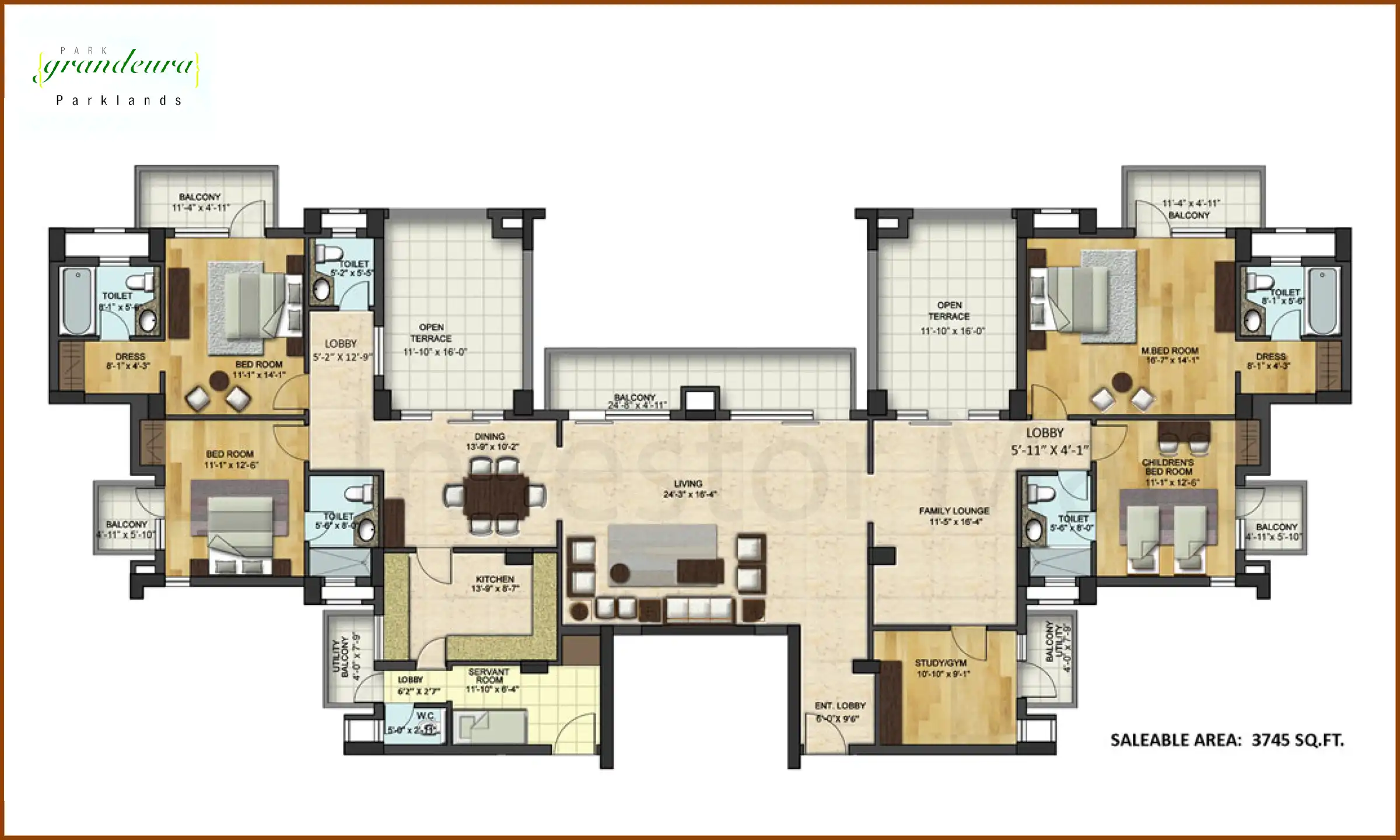 3745 Sqft