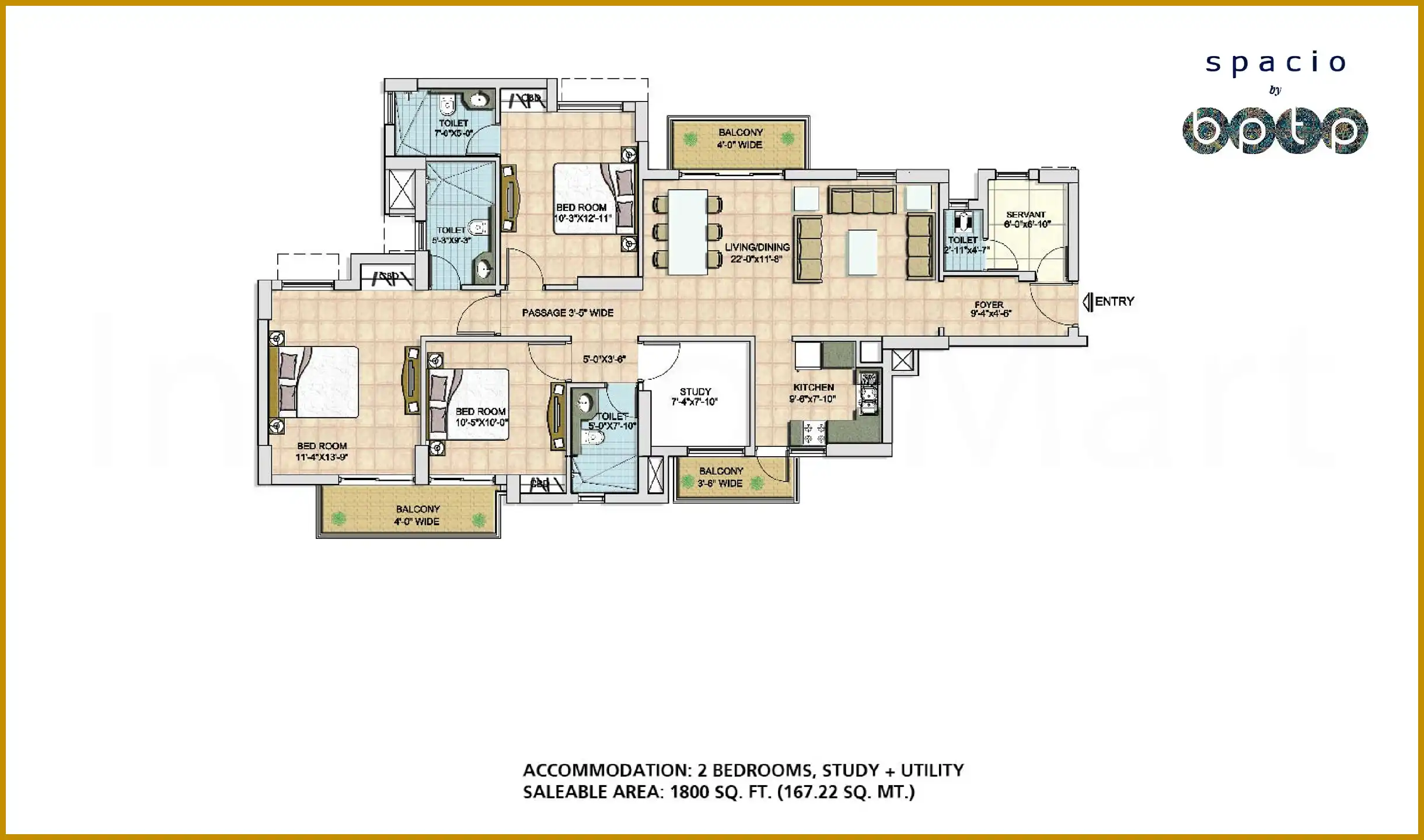 1800 Sqft
