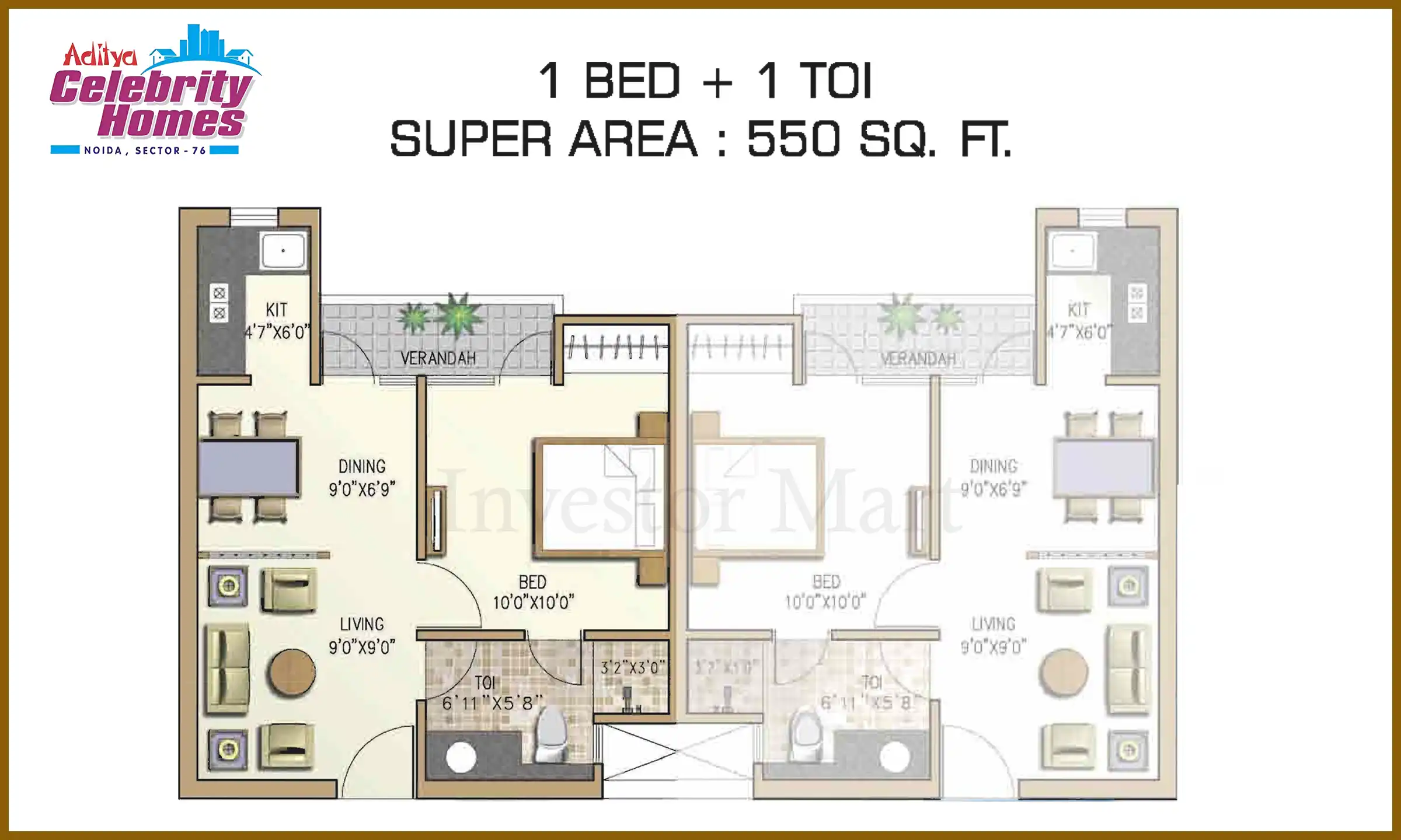 550 Sqft