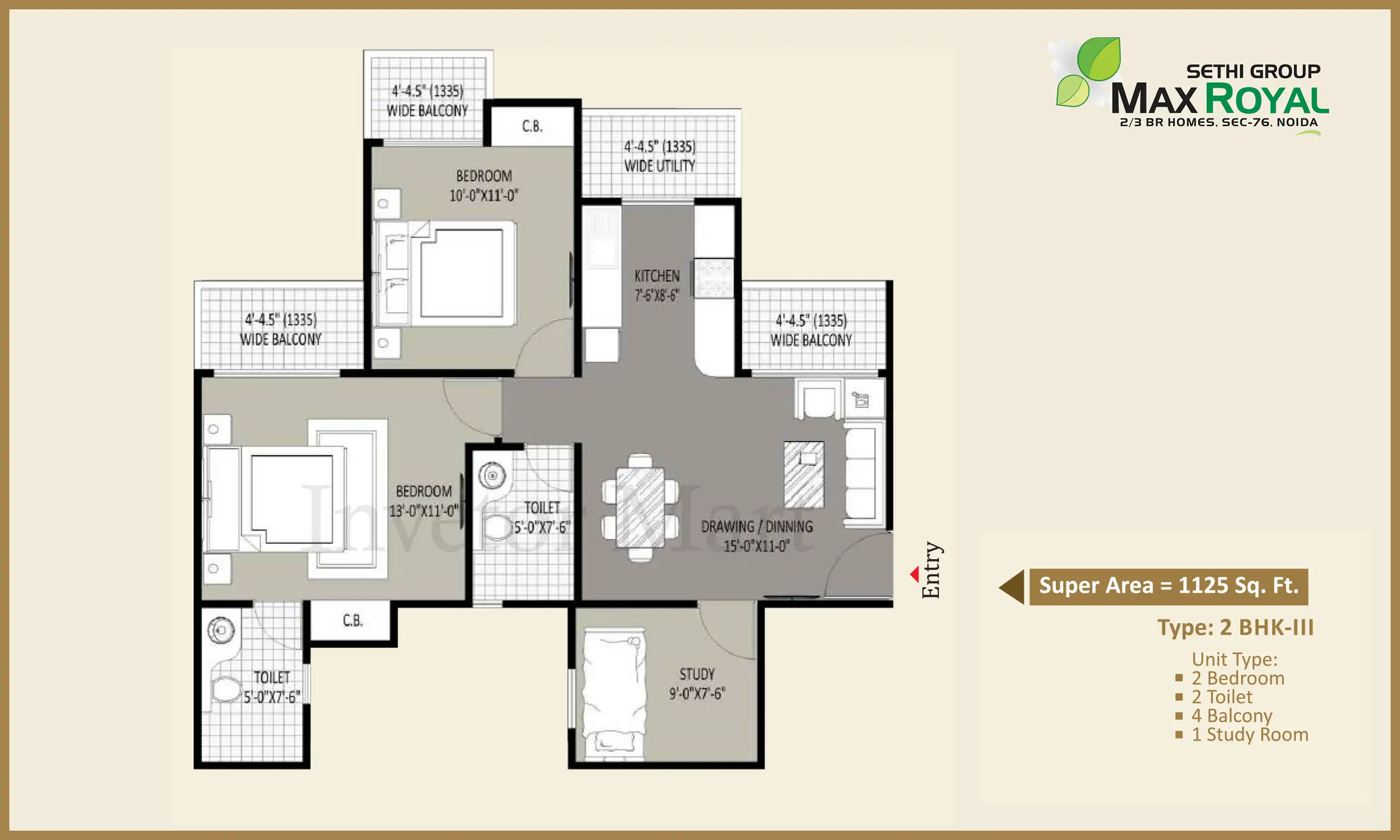 1125 Sqft