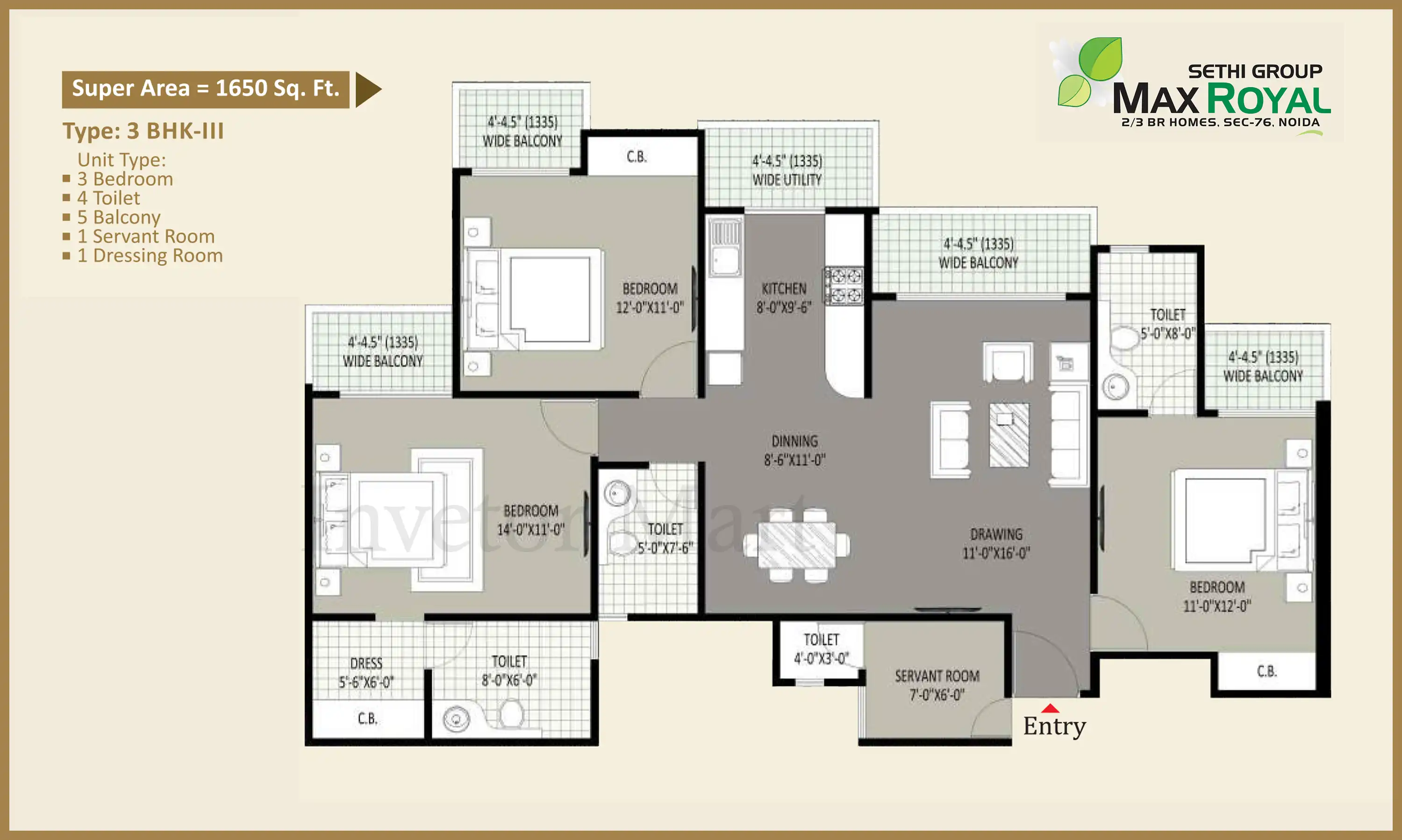1650 Sqft