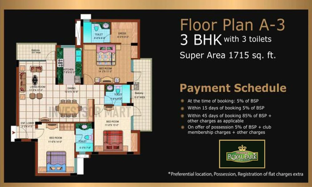 1715 Sqft