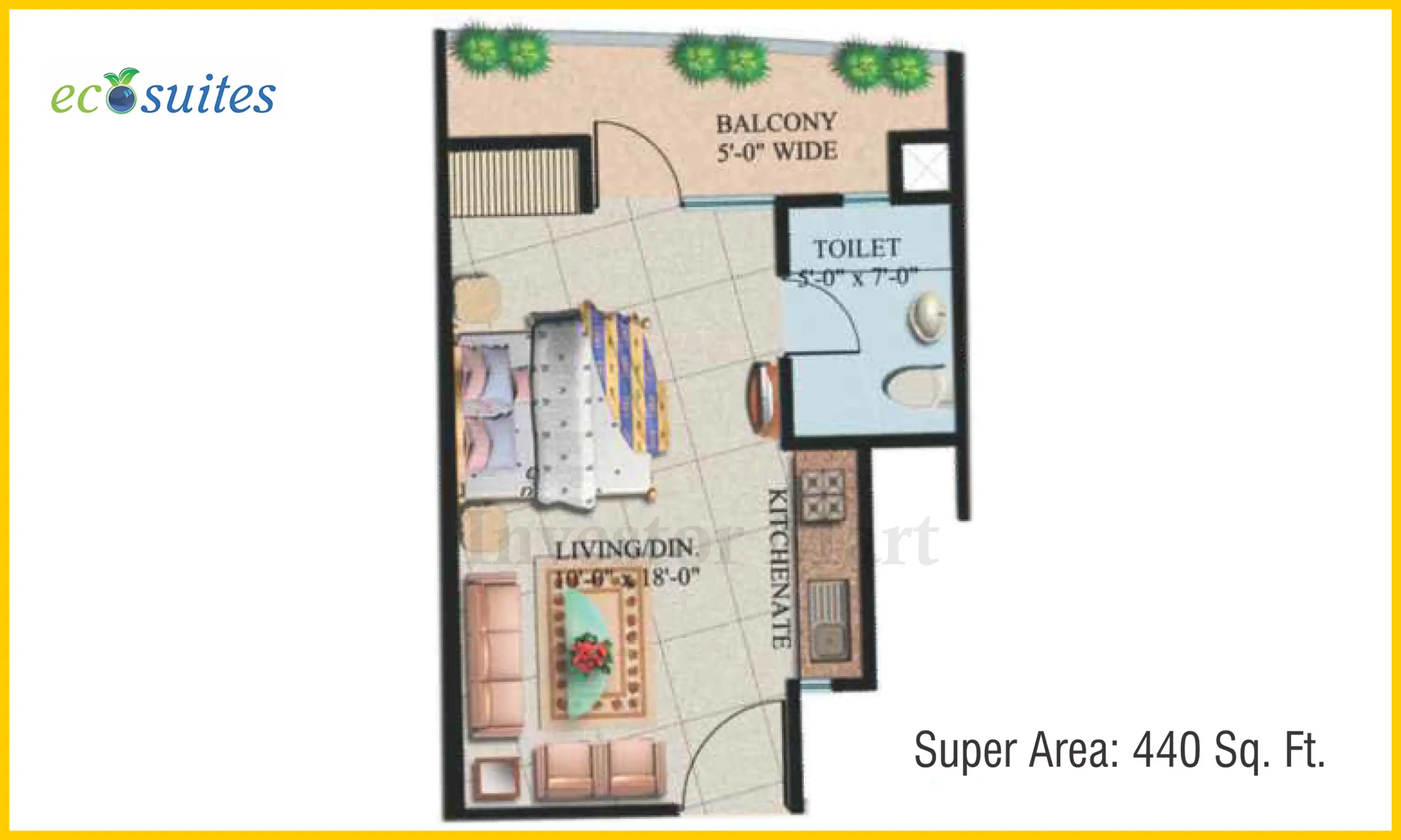 440 Sqft