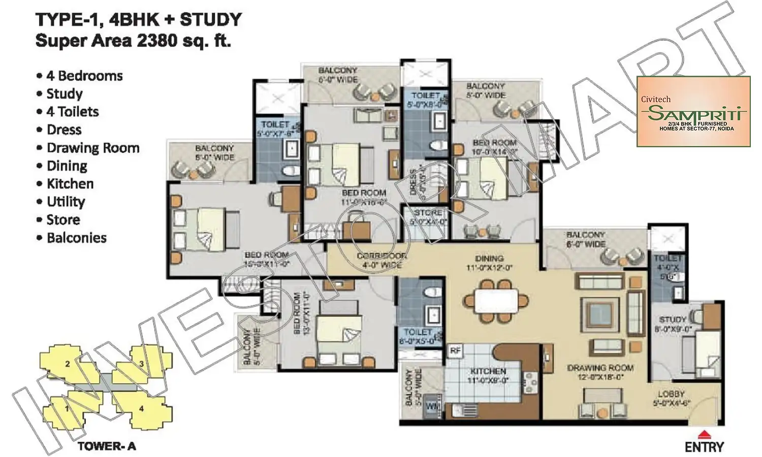 2380 Sqft