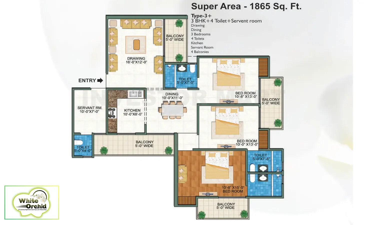 1865 Sqft