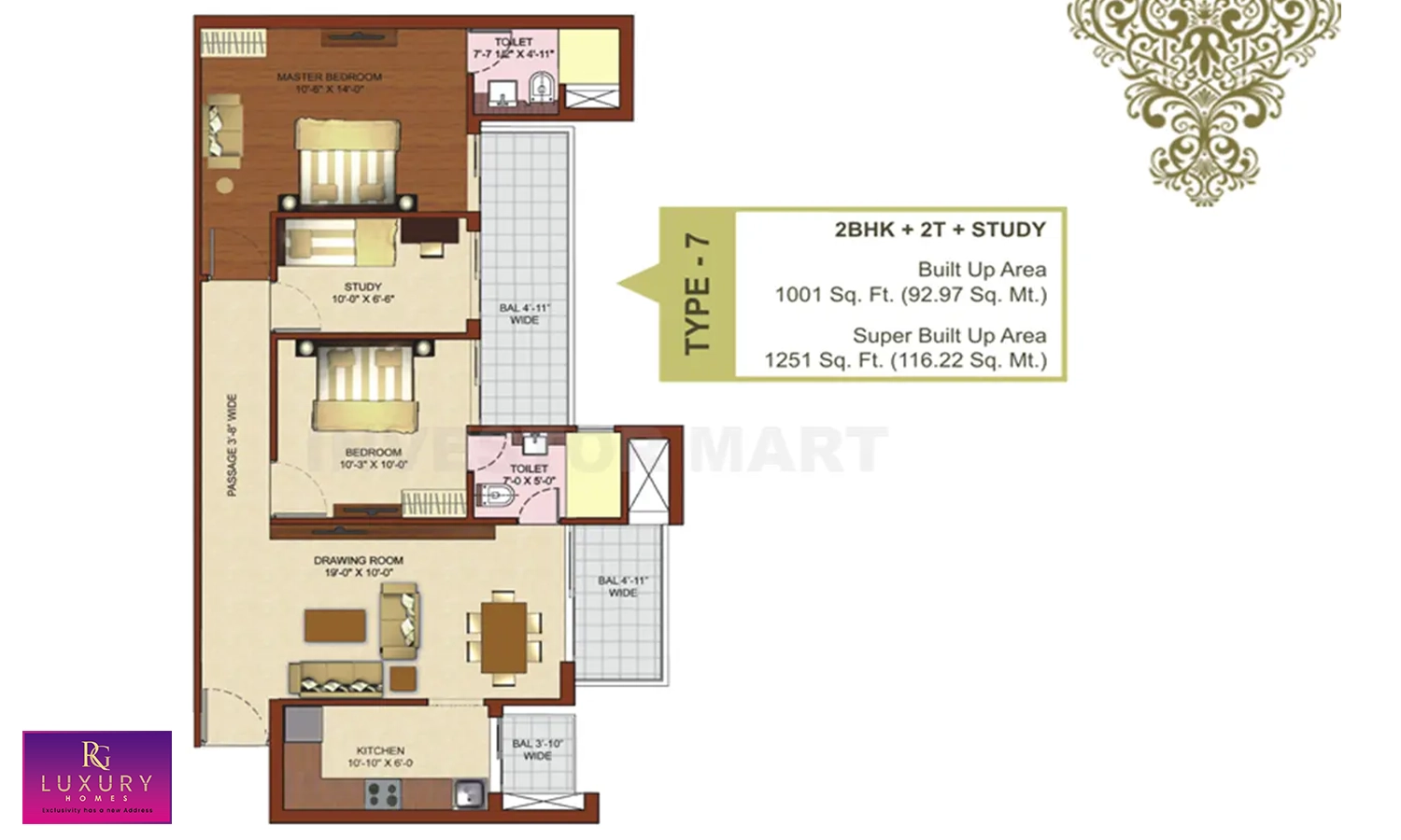 1251 Sqft