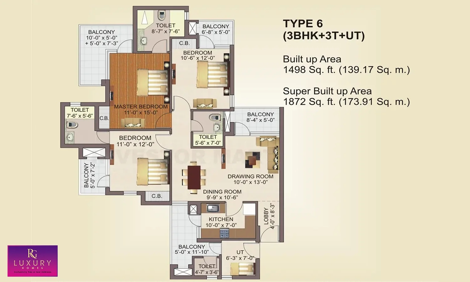 1872 Sqft