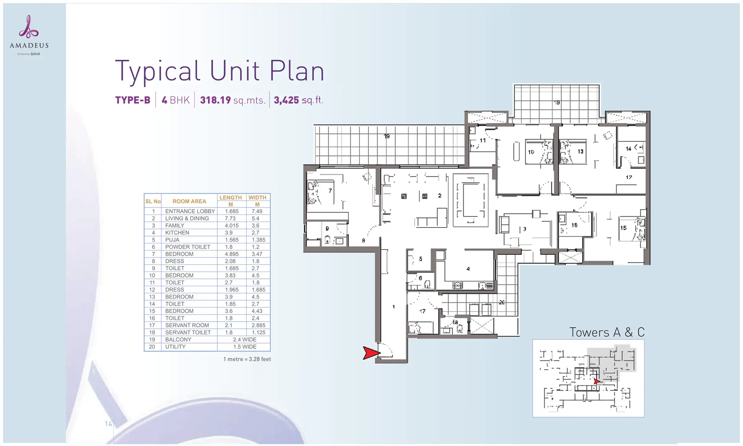 3425 Sqft