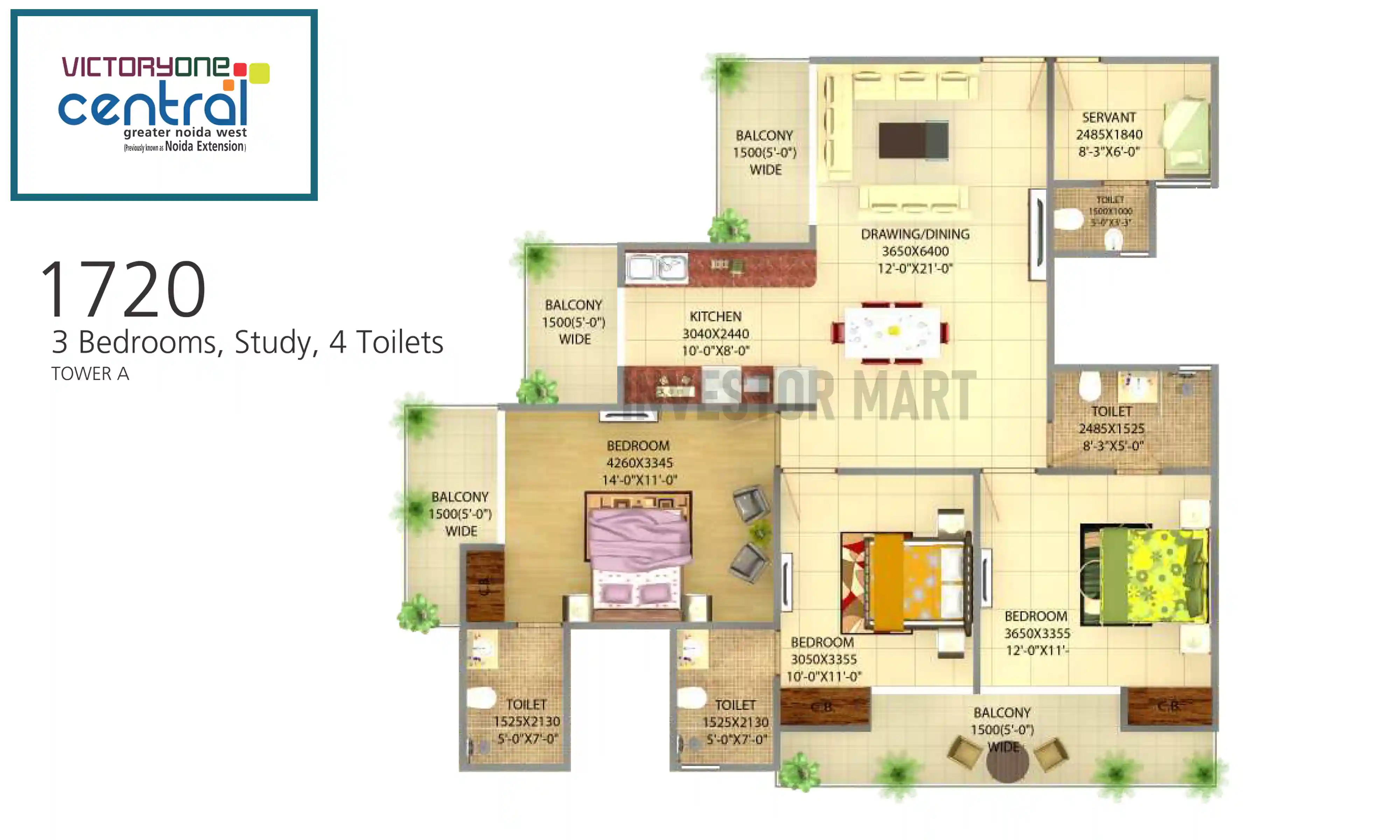 1720 Sqft