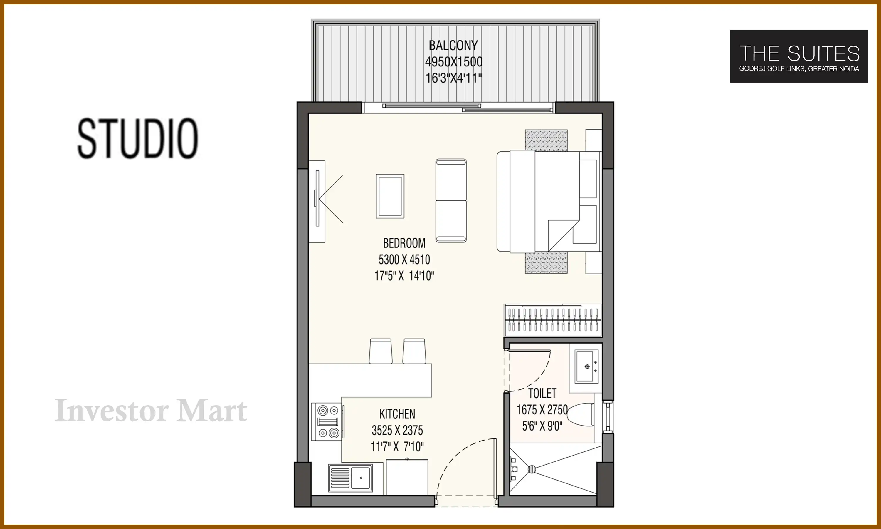 710 Sqft