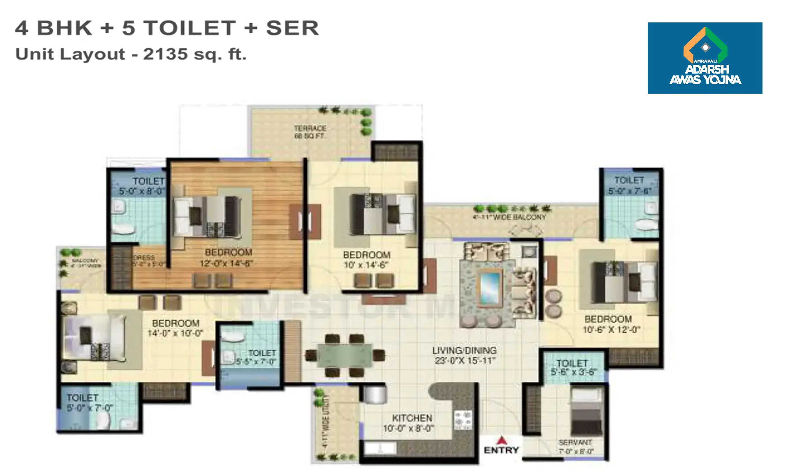 2135 Sqft