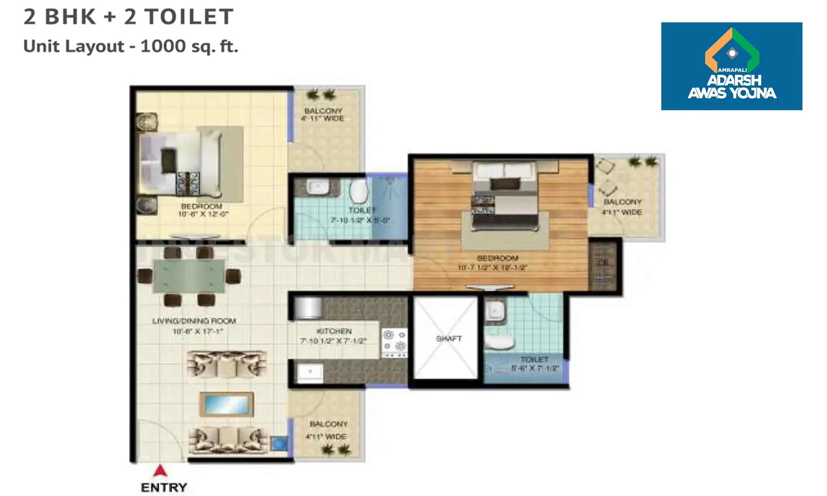1000 Sqft