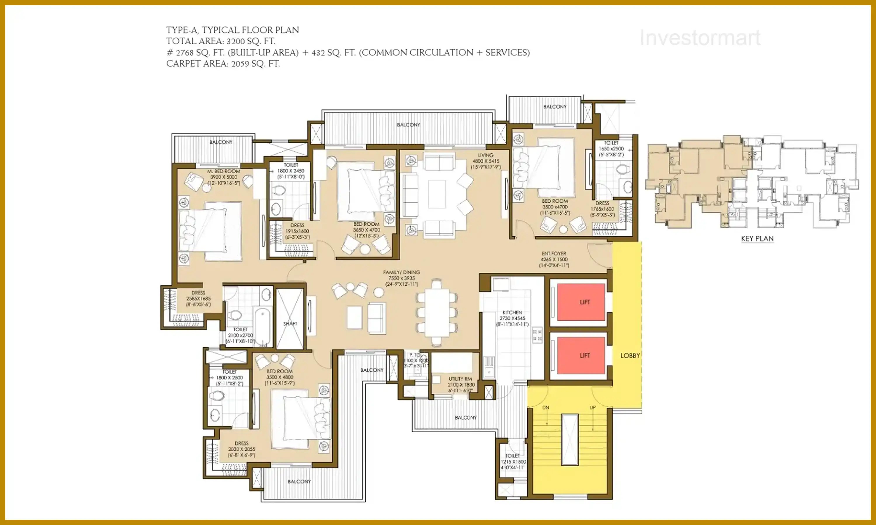 3200 Sqft