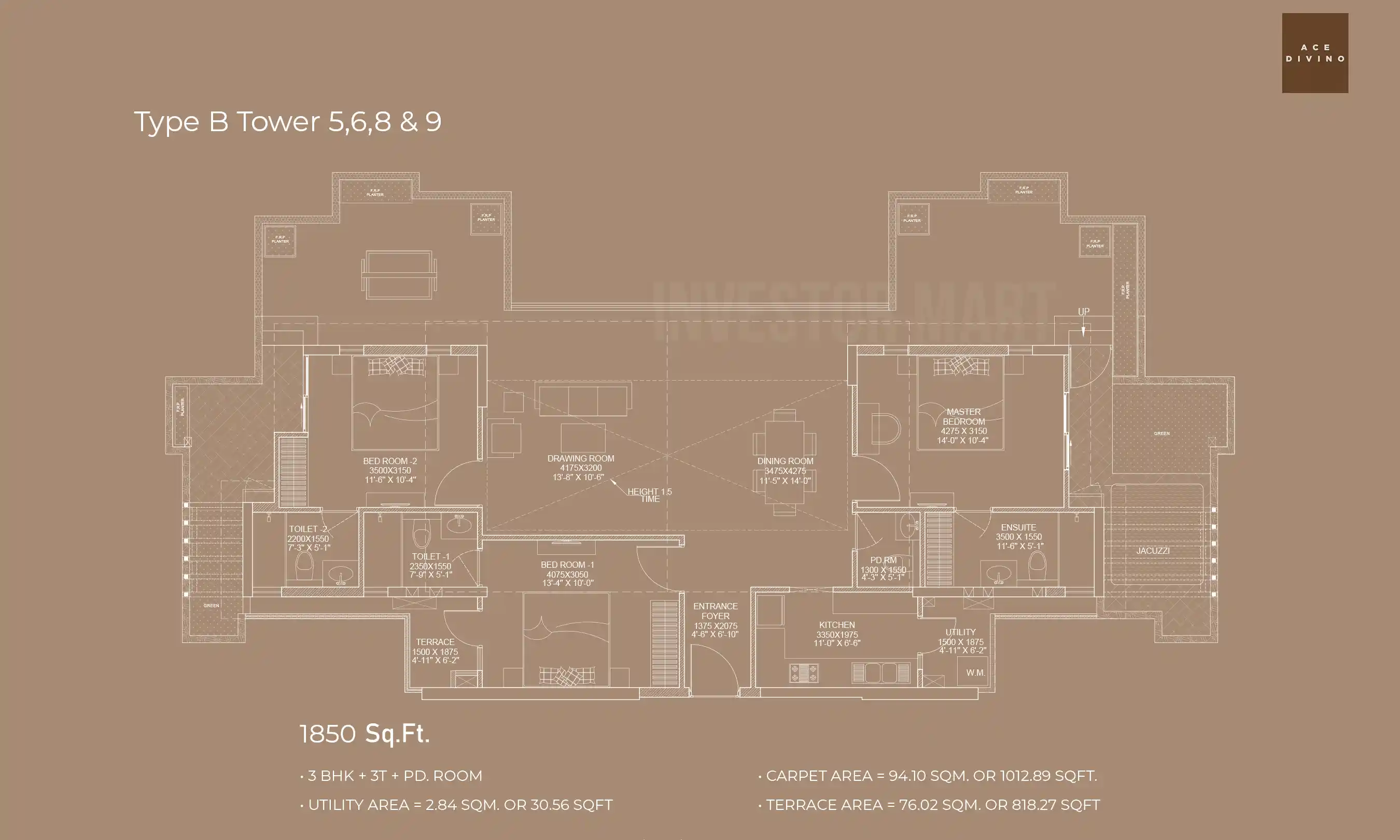 1850 Sqft