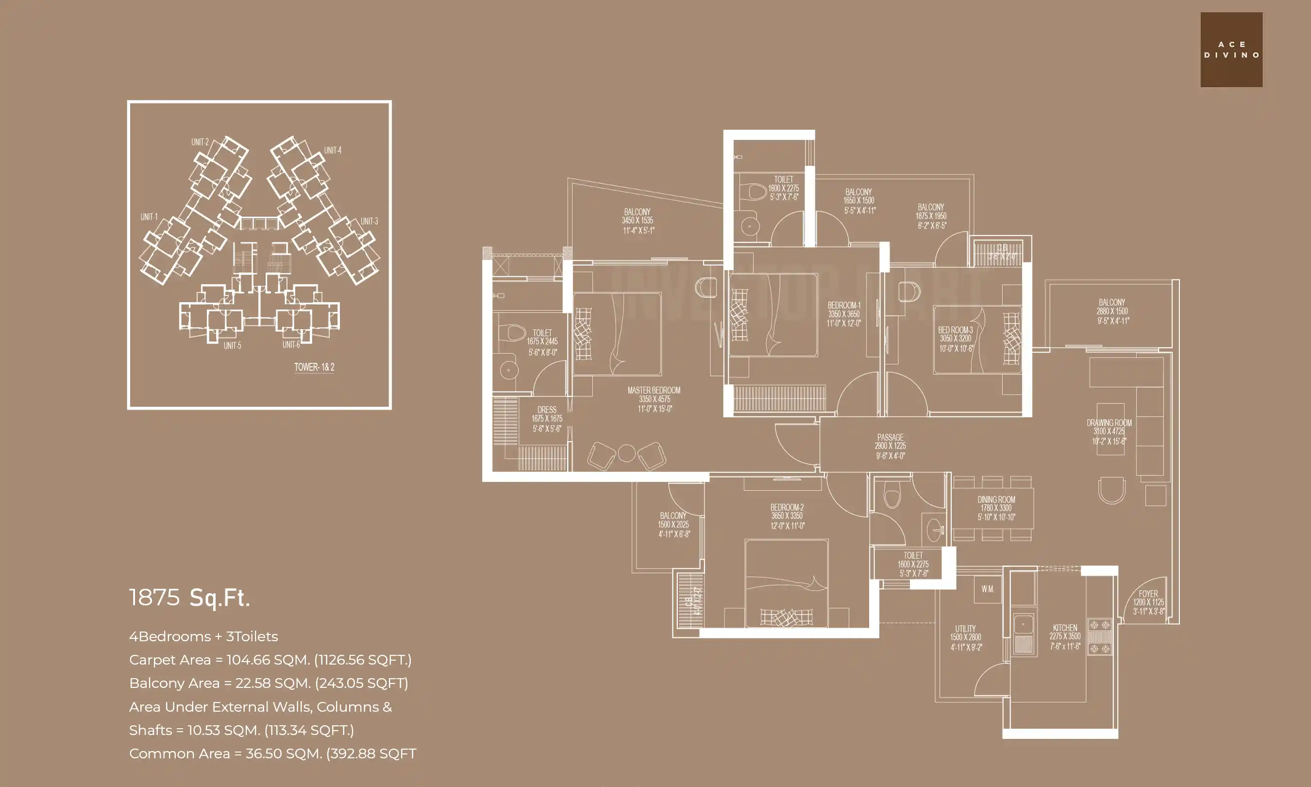 1875 Sqft