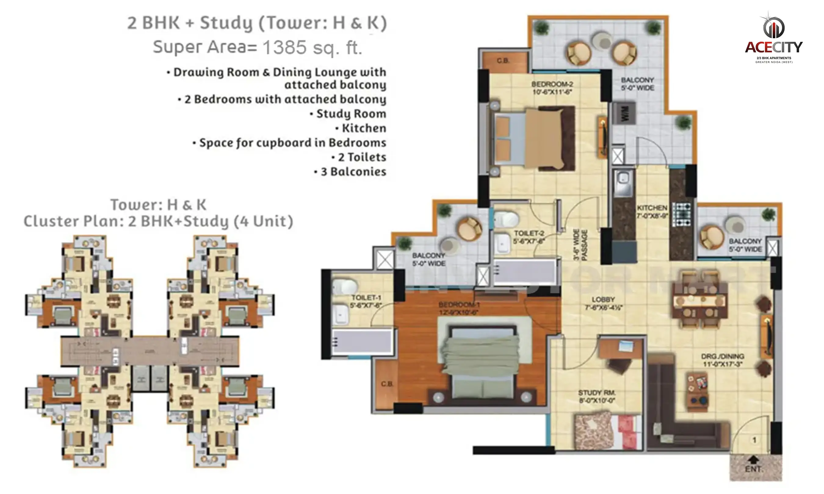1385 Sqft