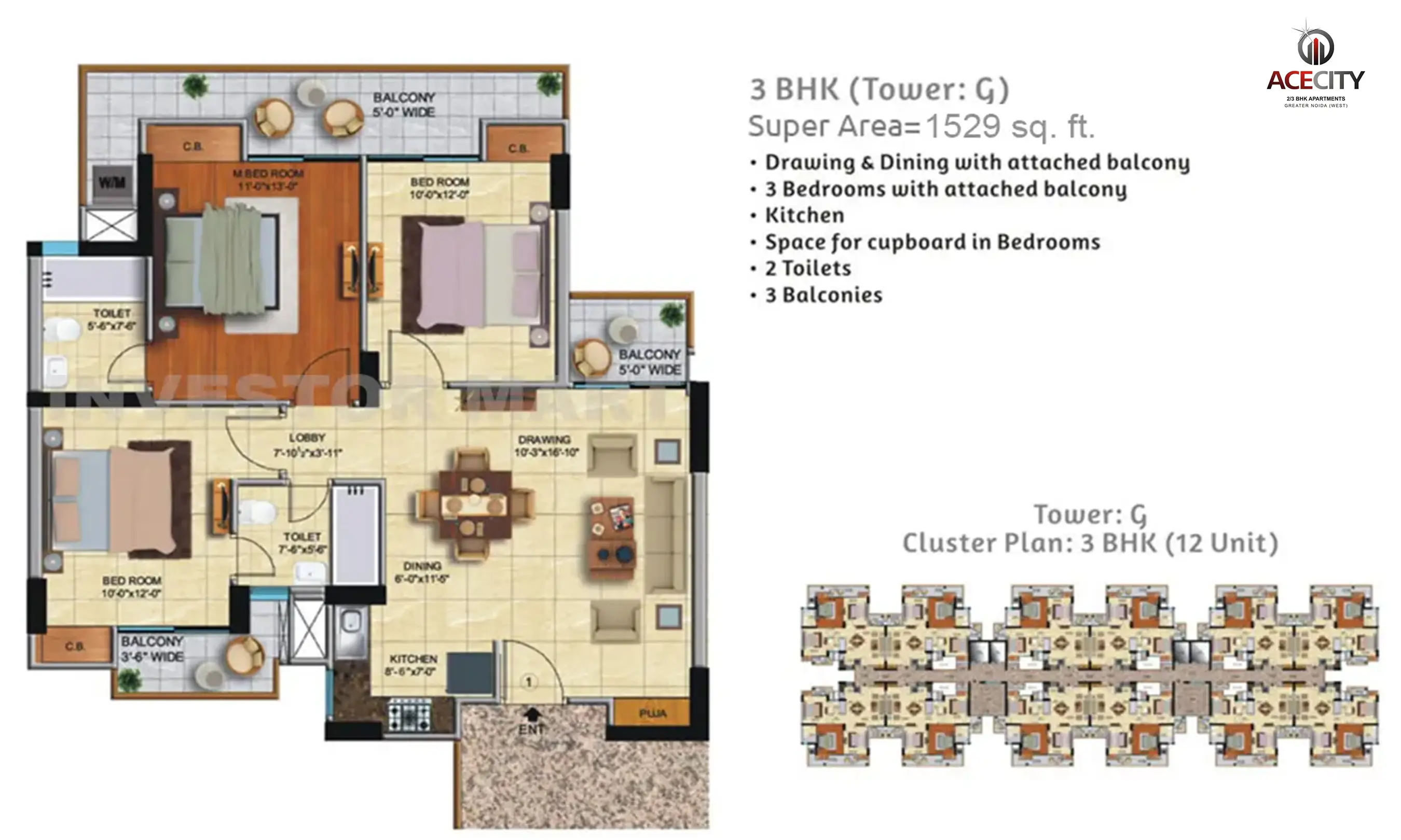 1529 Sqft