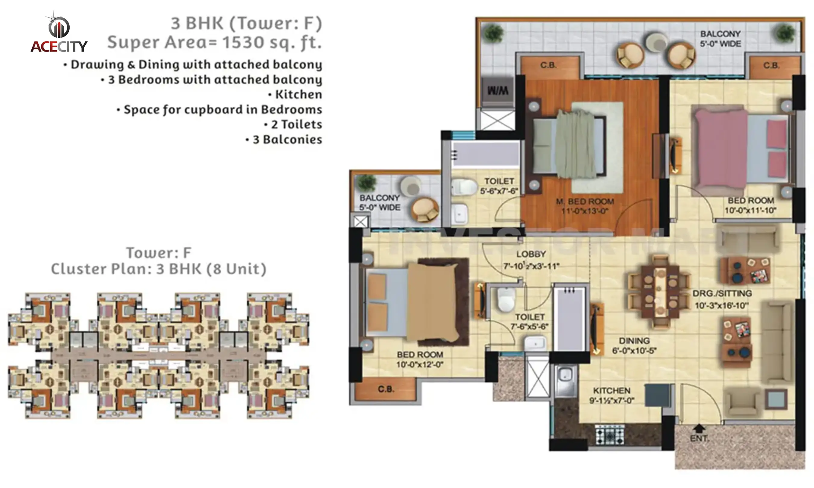 1530 Sqft