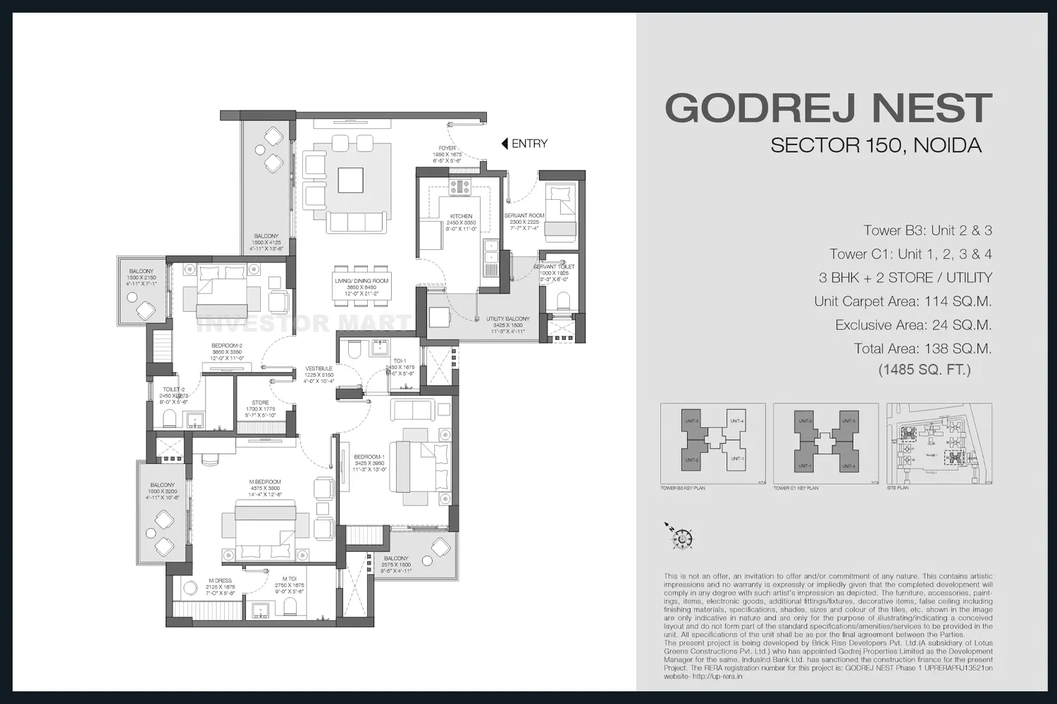 1485 Sqft