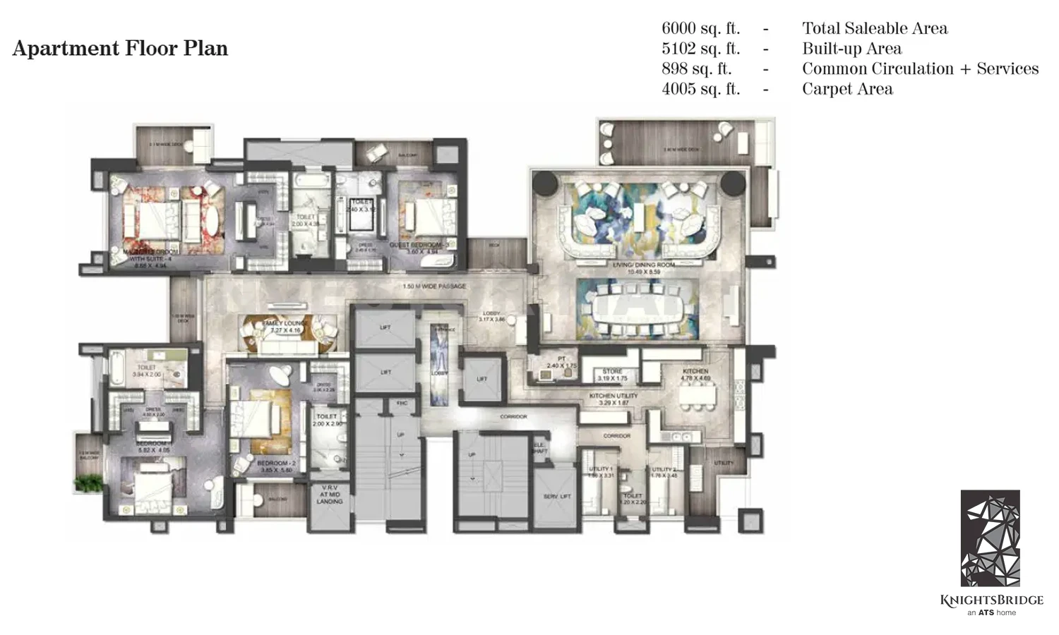 6000 Sqft