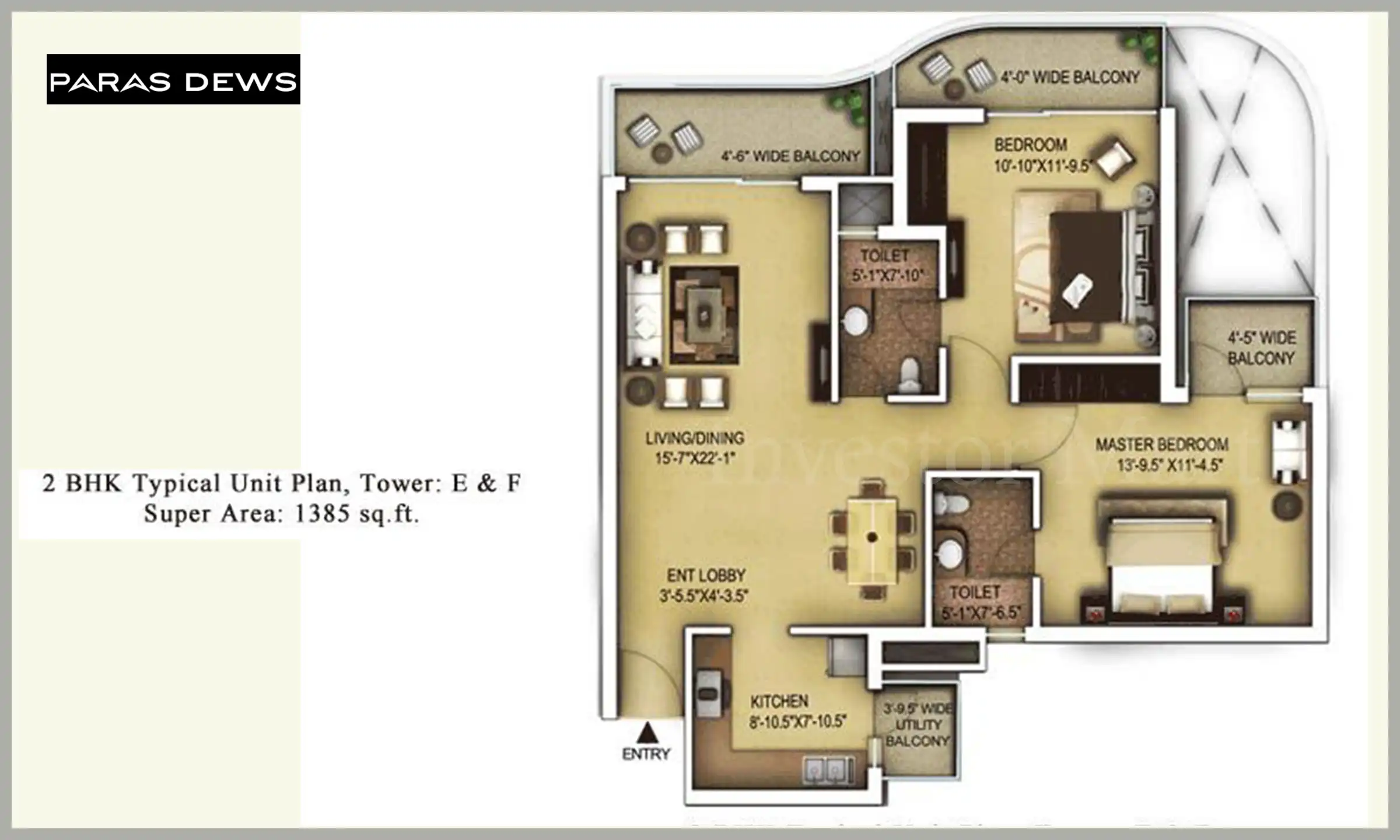 1385 Sqft