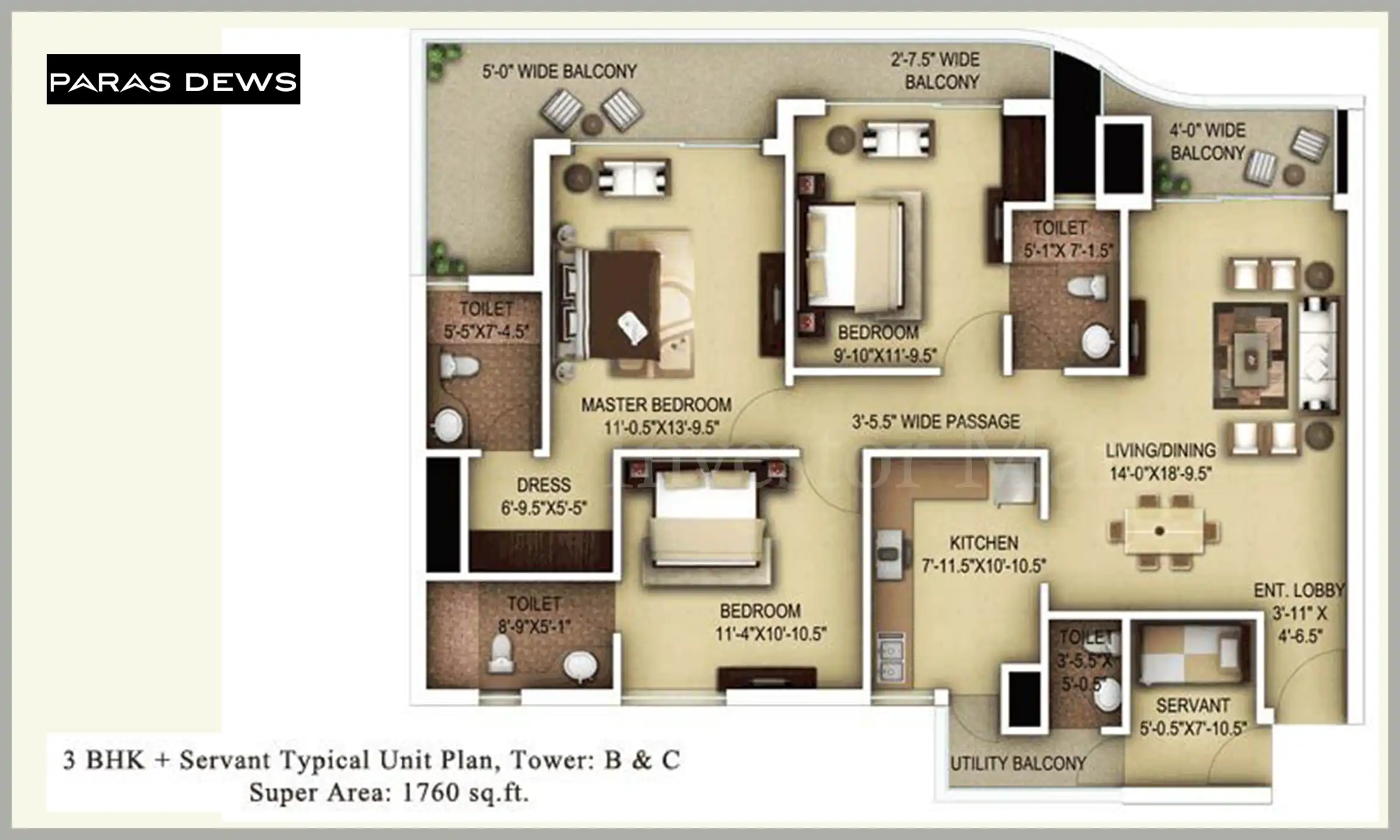 1760 Sqft