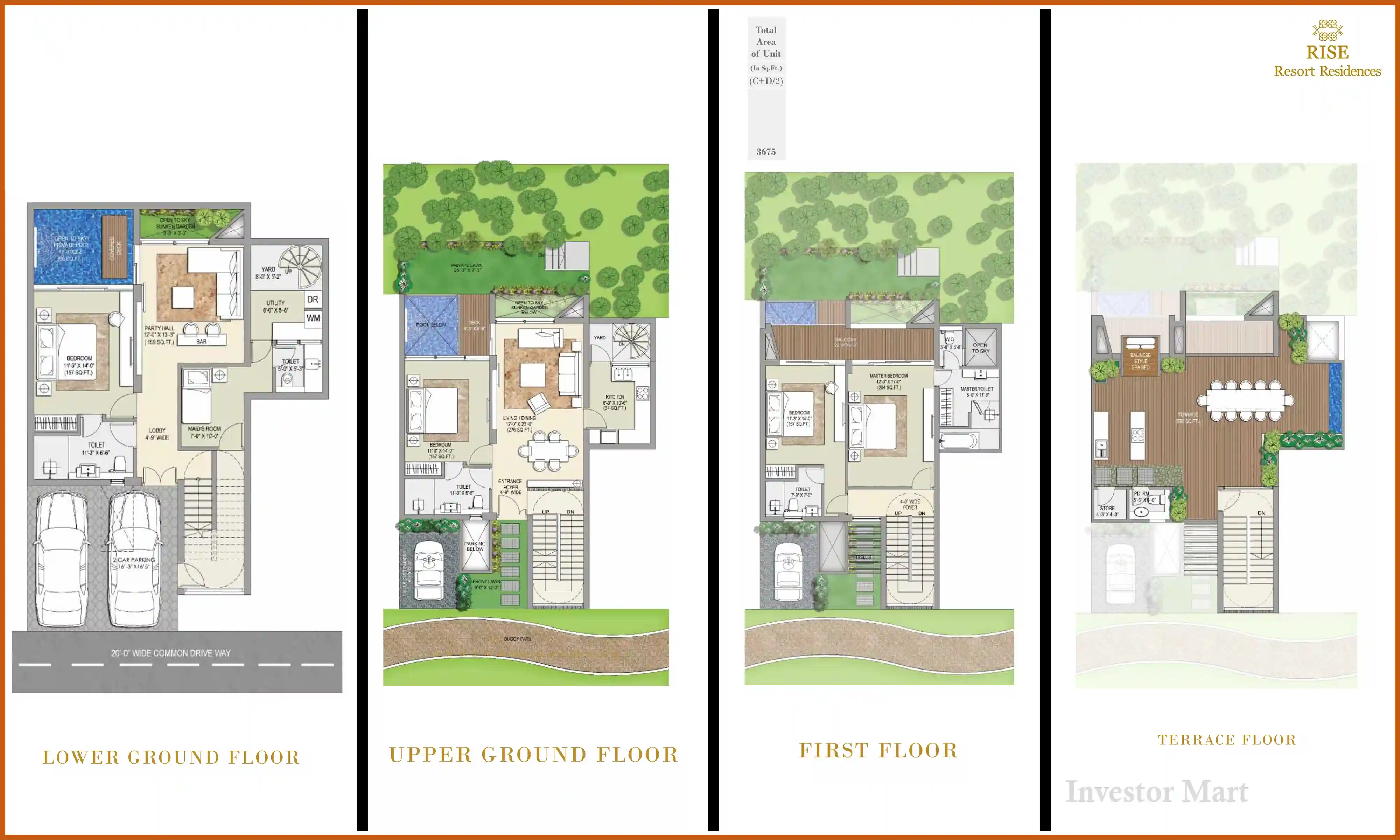 3675 Sqft