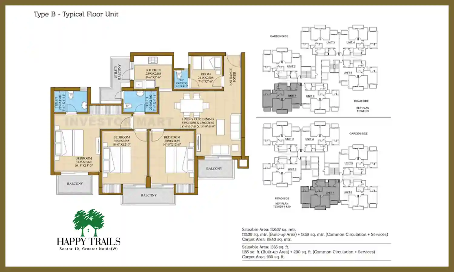 1385 Sqft