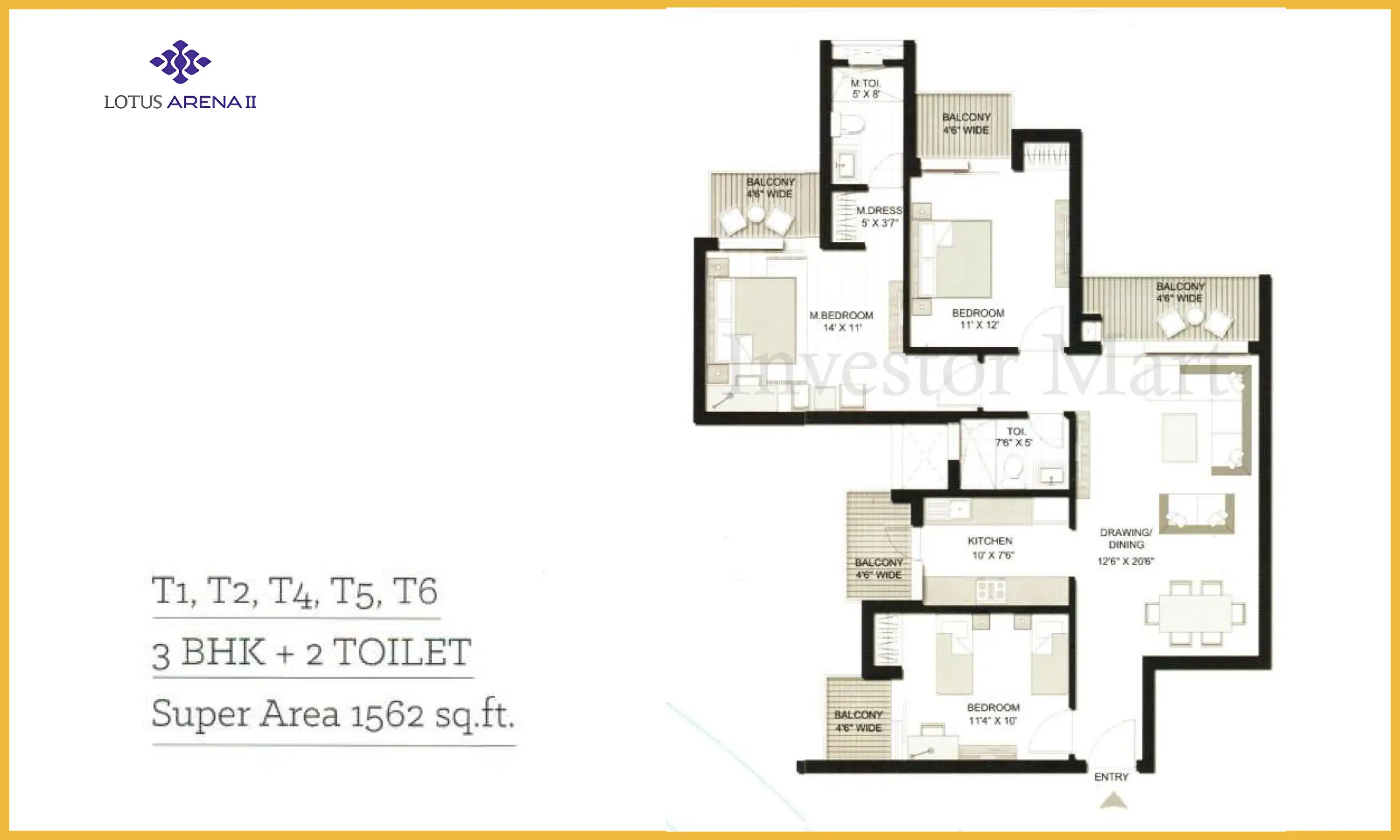 1562 Sqft