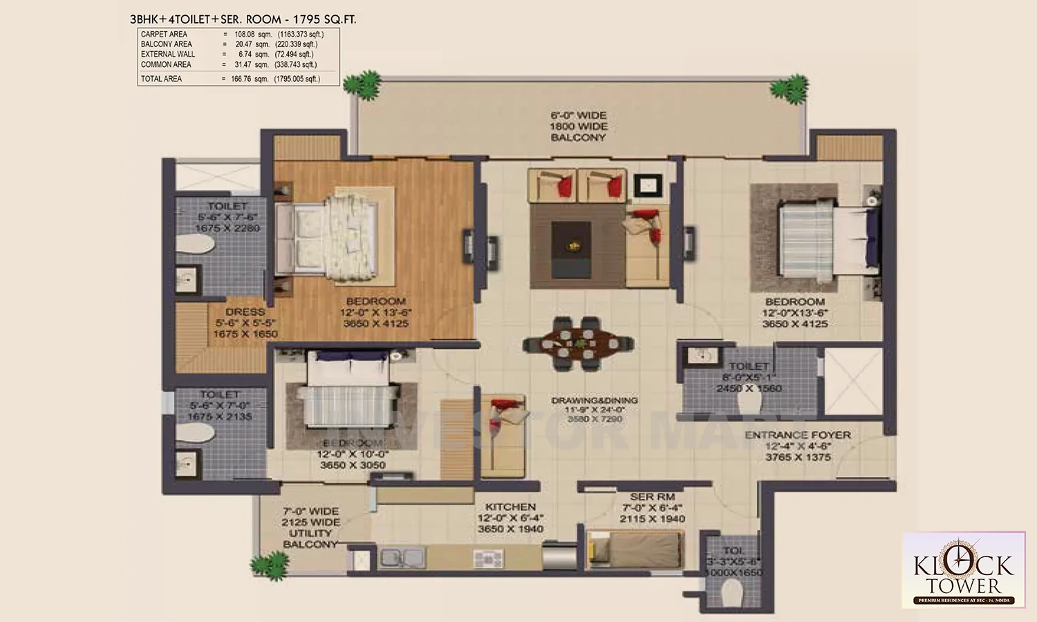 1795 Sqft