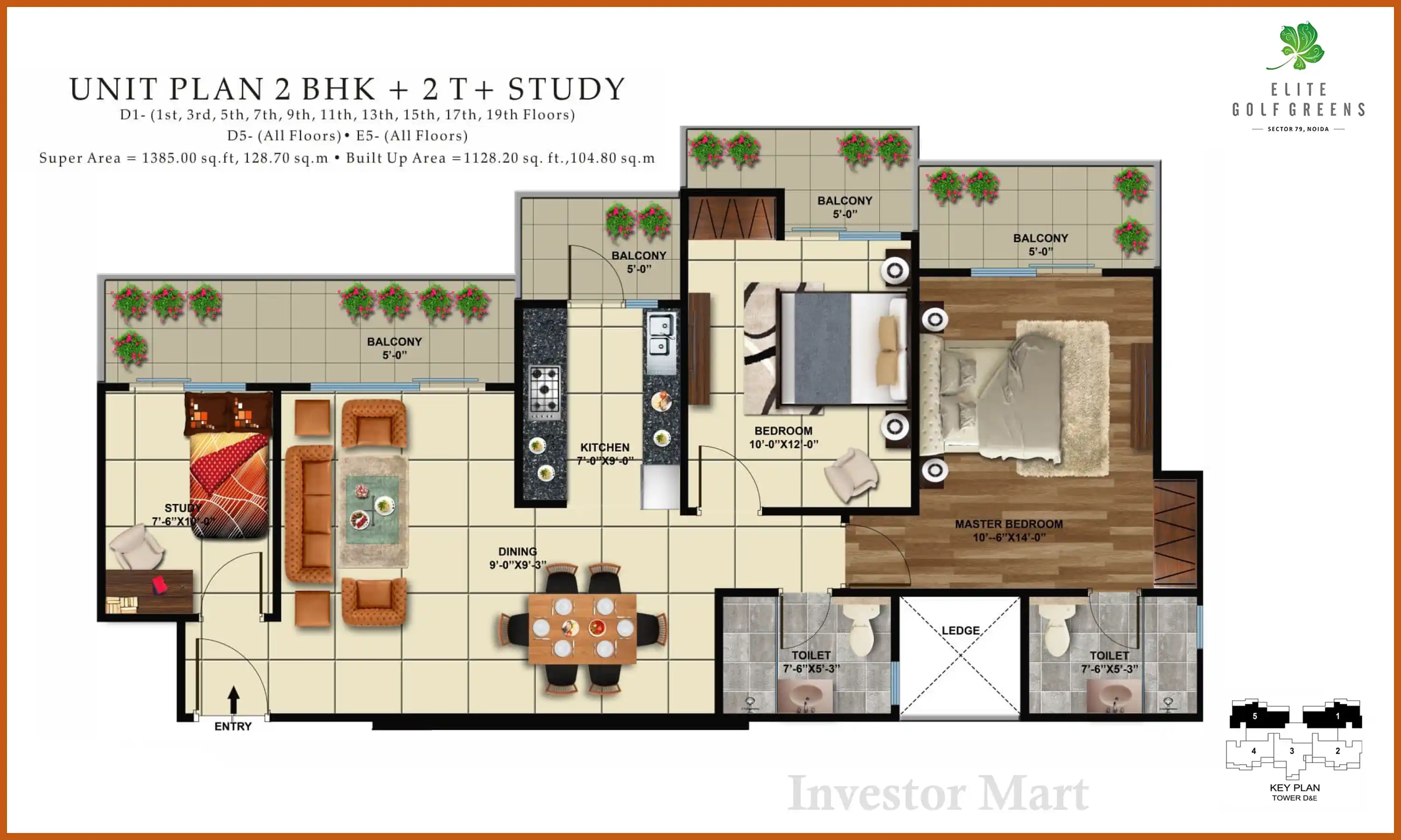 1385 Sqft