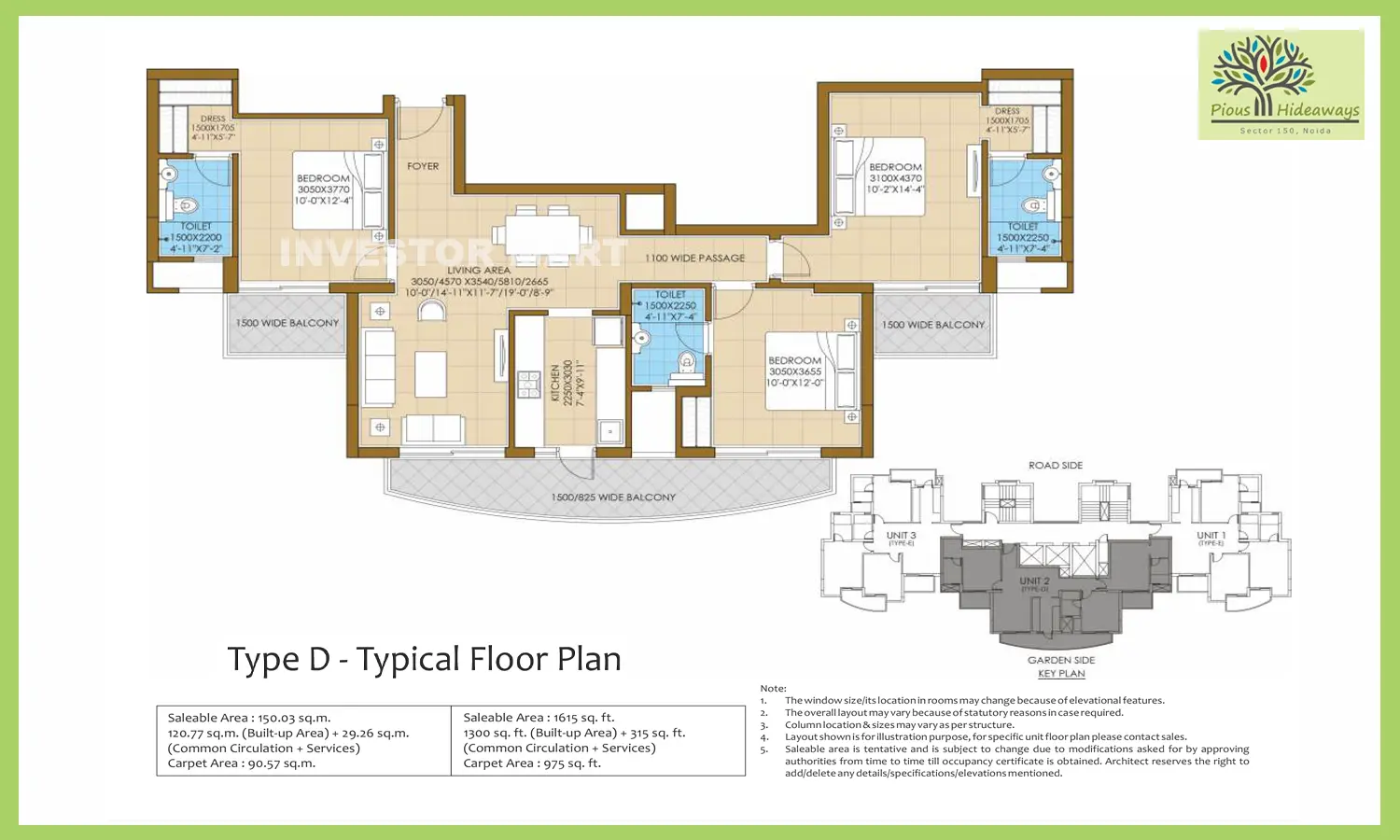 1615 Sqft