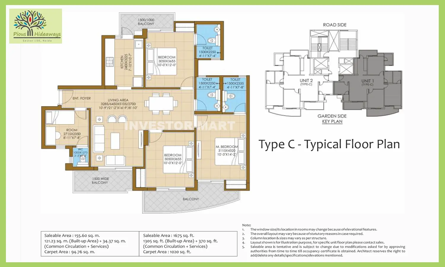 1675 Sqft