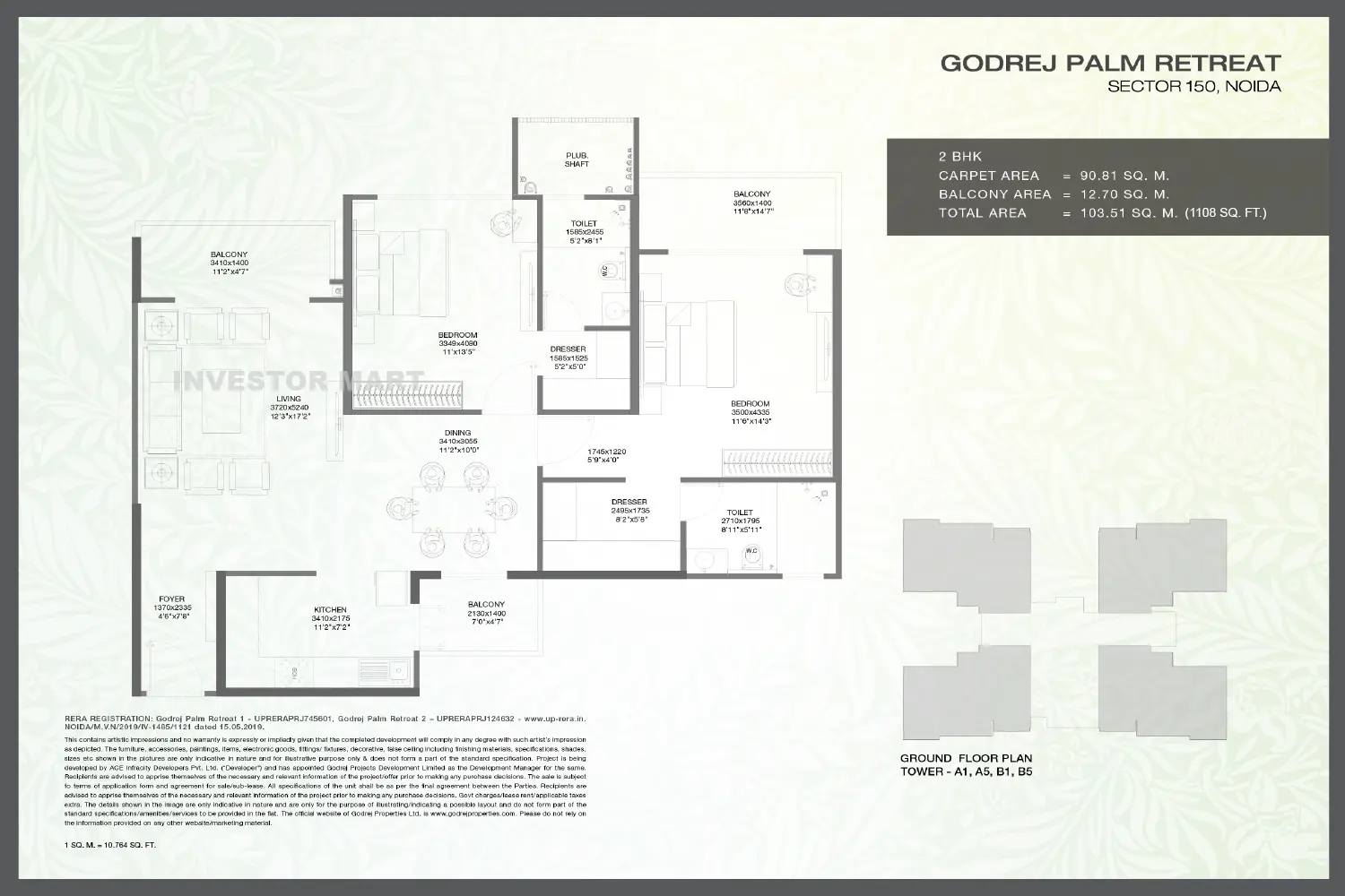 1108 Sqft