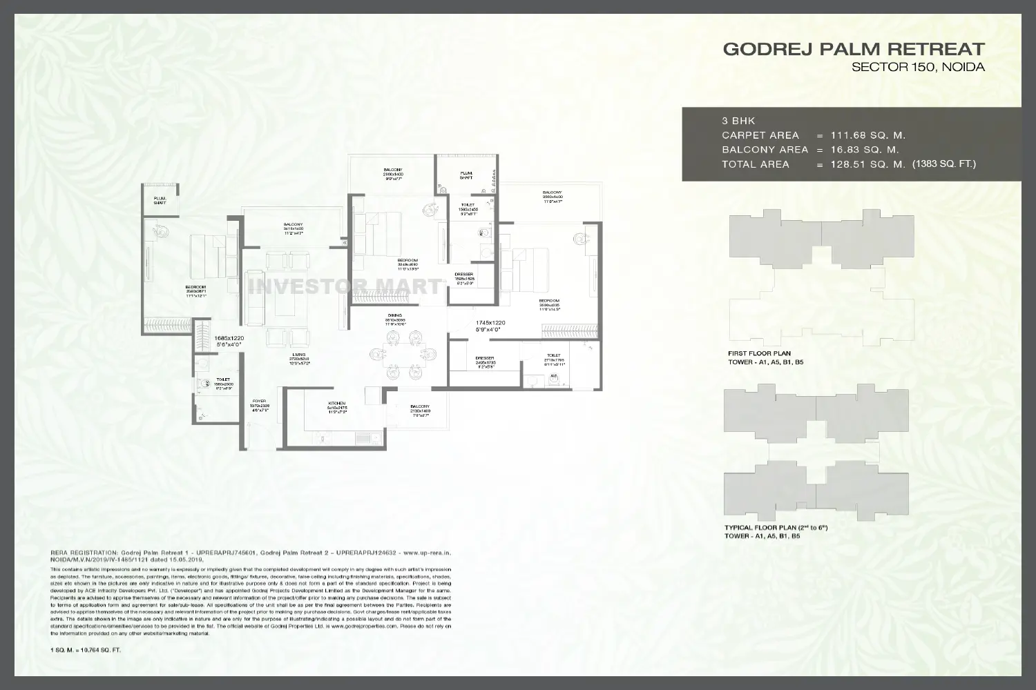 1383 Sqft