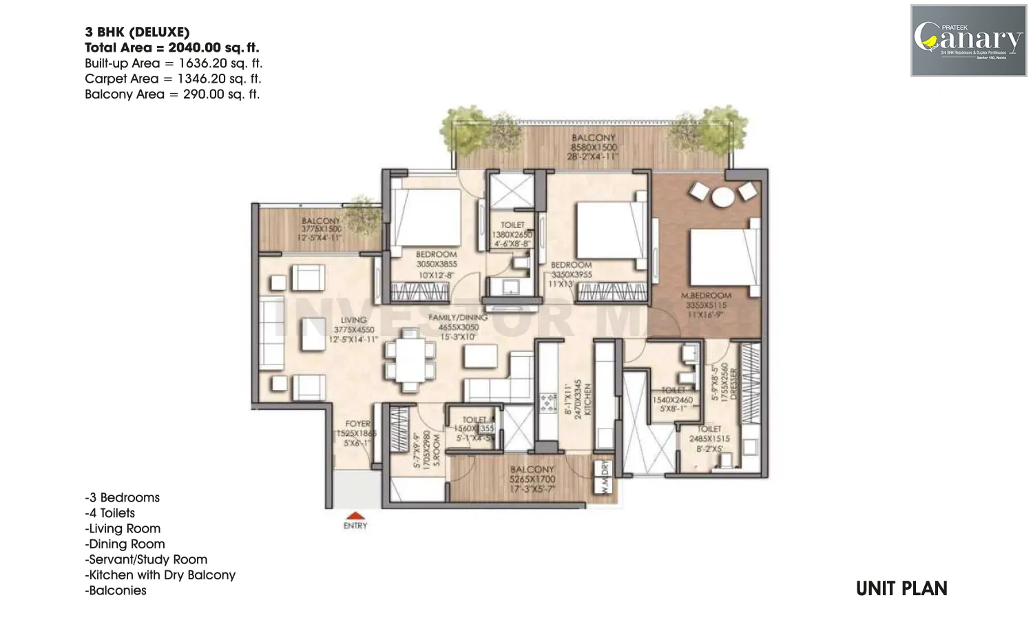 2040 Sqft
